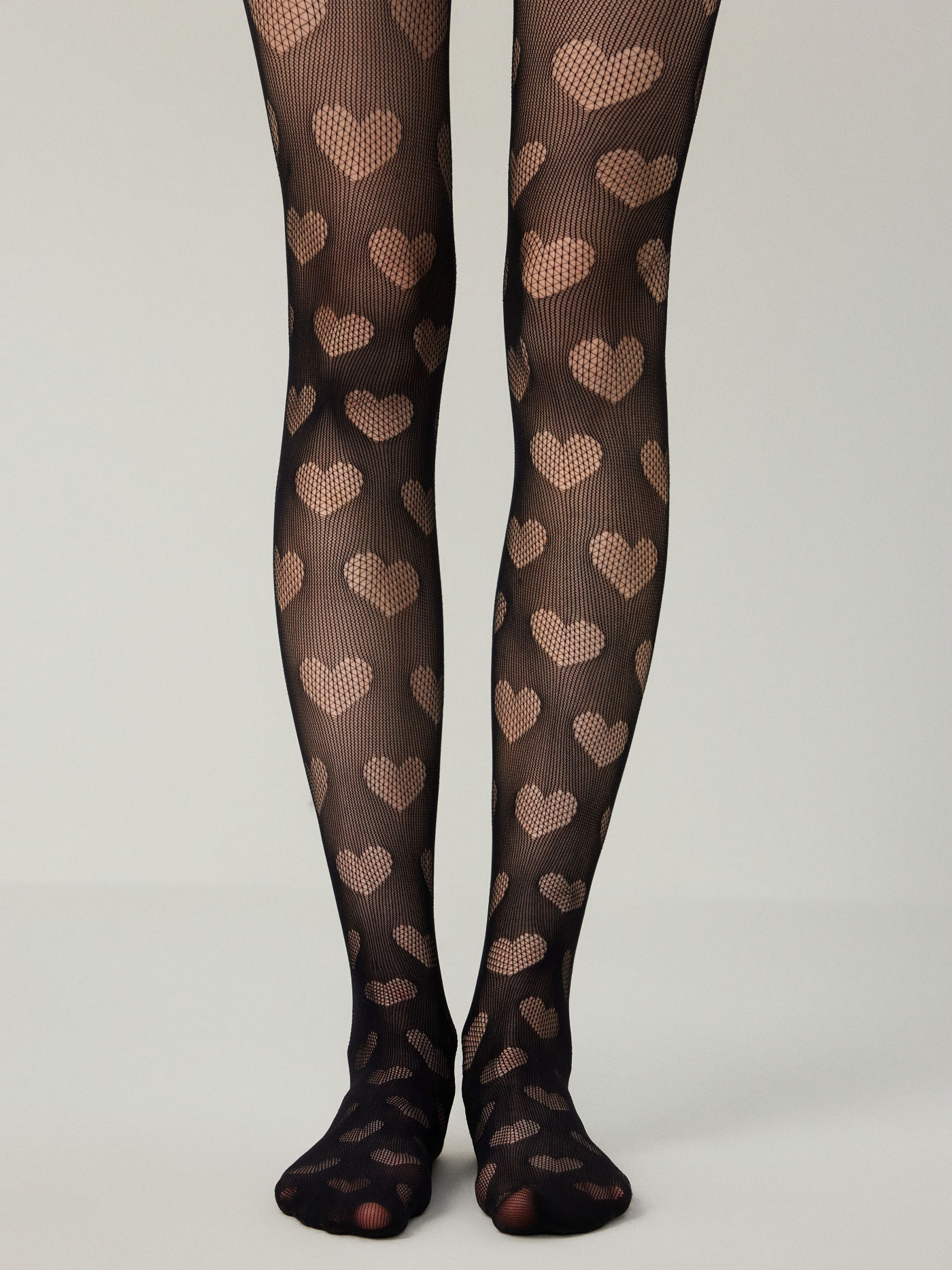 Heart Decor Tights