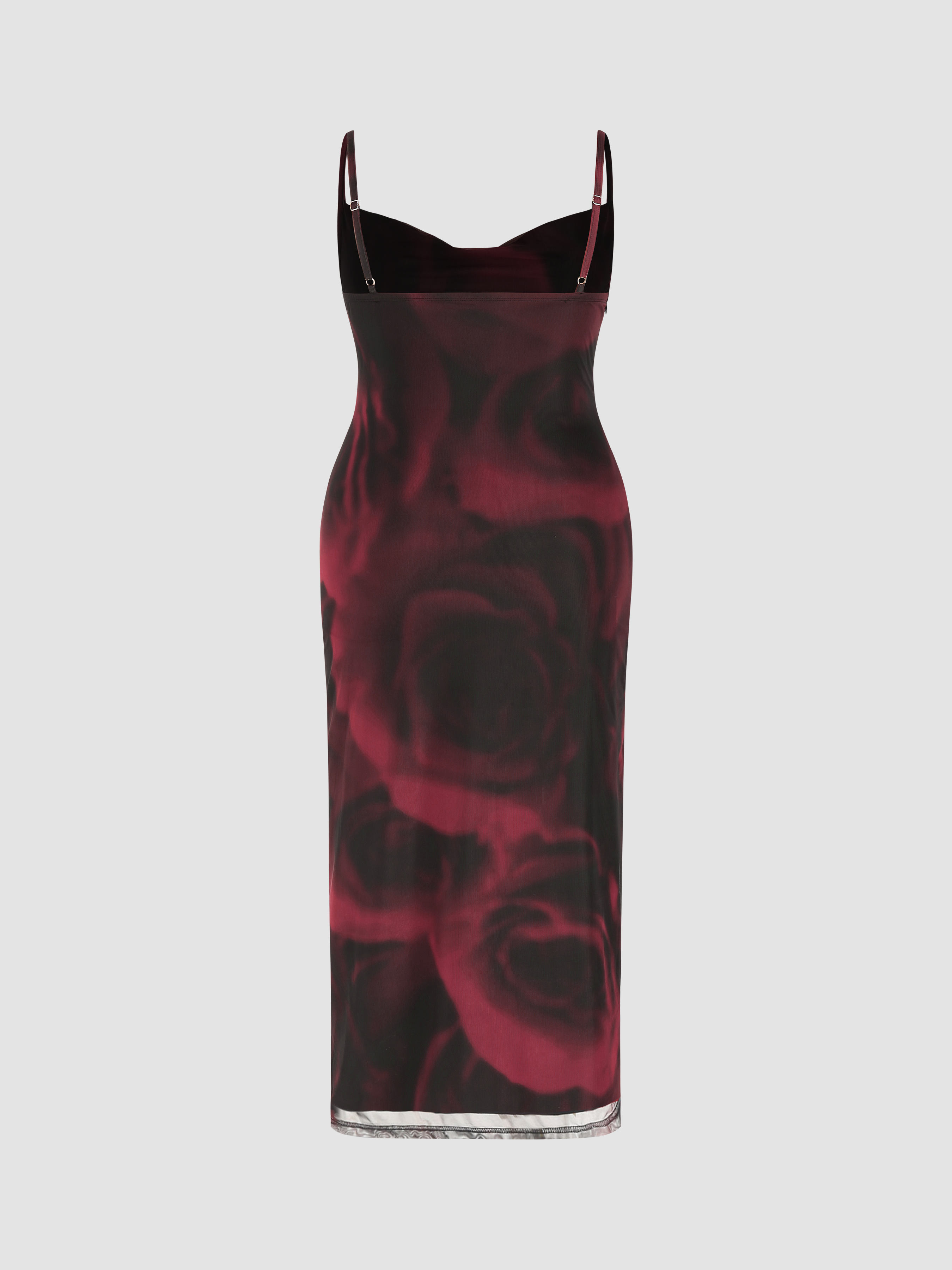 shape red mesh cowl ruched midi dress Red Midi Dress Plt Shape Red Mesh Cowl Ruched Midi Dress Shape PLT KSA