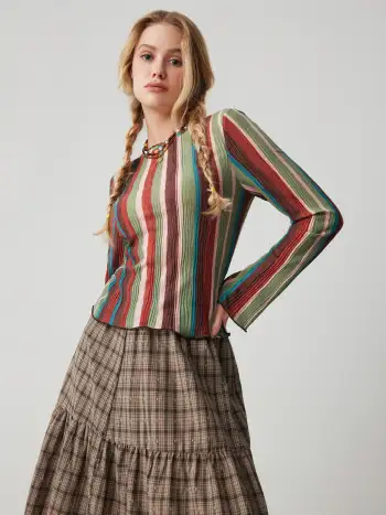 Cowboy Coquette Western Outfits Long Skirts Countryside Core Woven Elastic Waist Check Knotted Tiered Maxi Skirt For School Daily Casual Picnic Coffee Shop