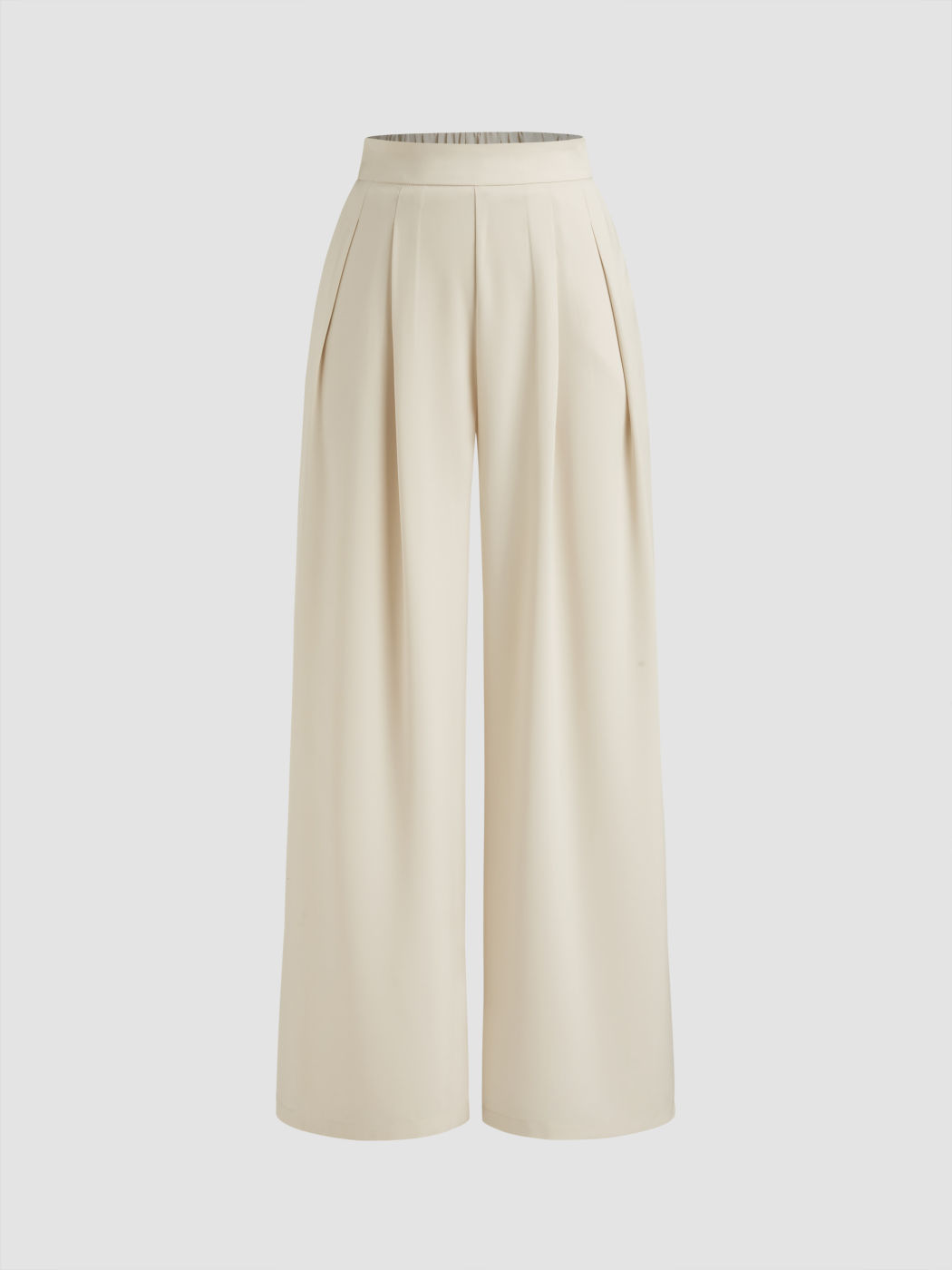 Zugpants mit Plissee