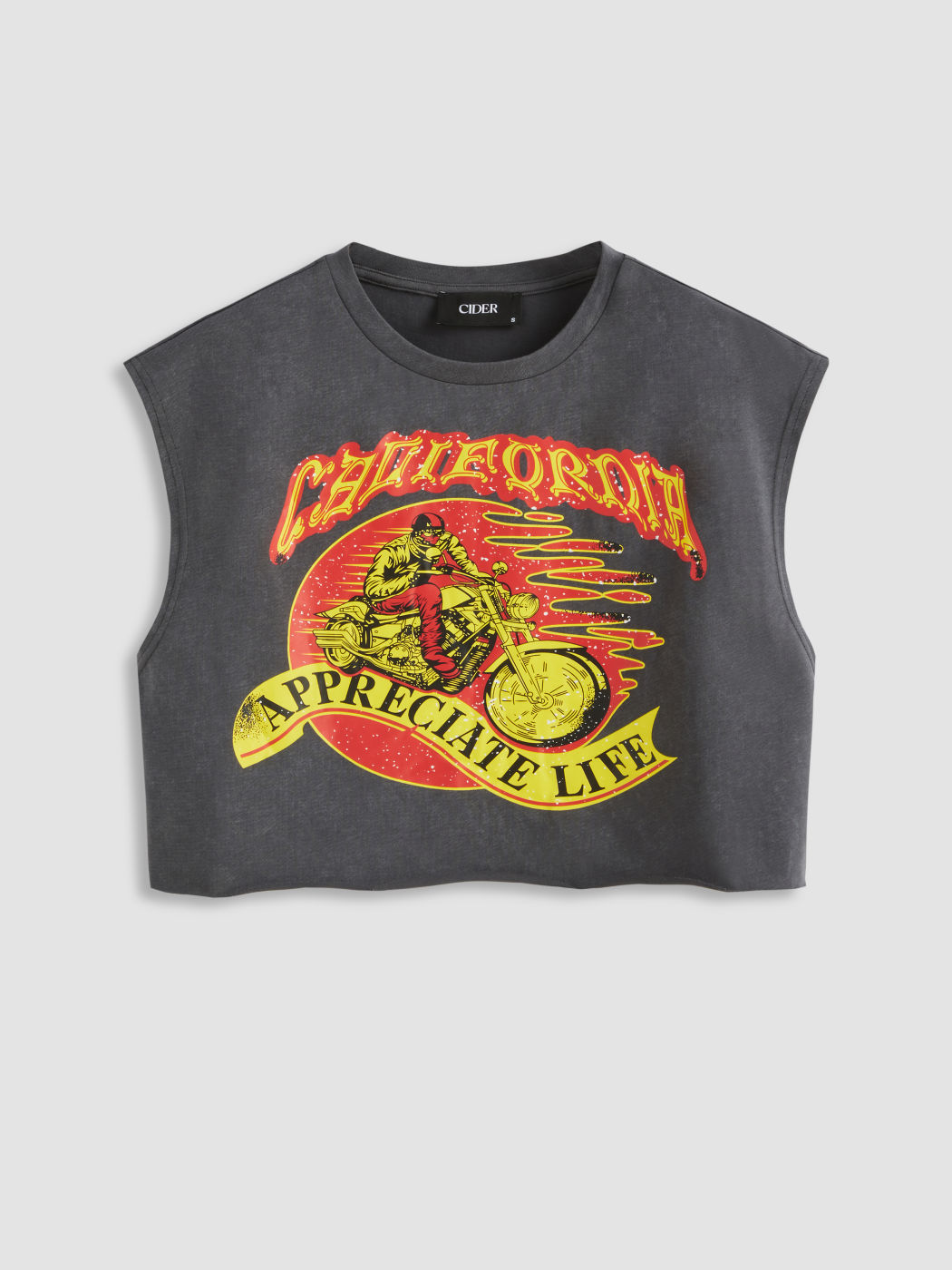  APPRECIATE LIFE Grafik Crop Tee