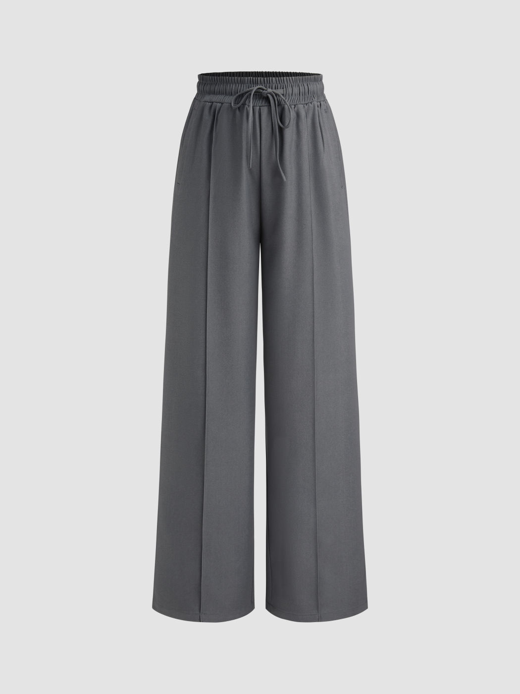 Pull-on Straight Leg Casual Pants