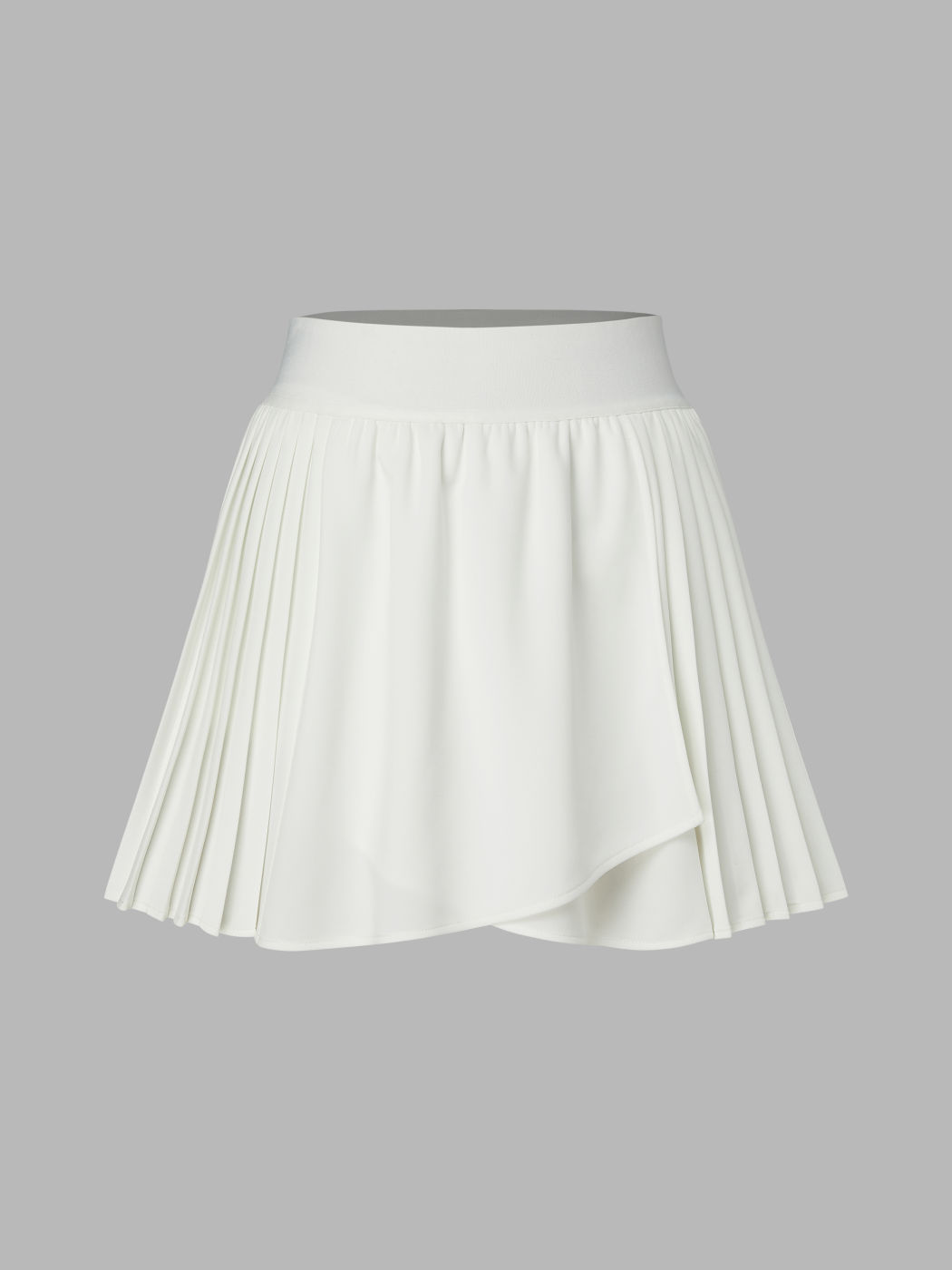  Mittlere Taille Gefalteter Minirock