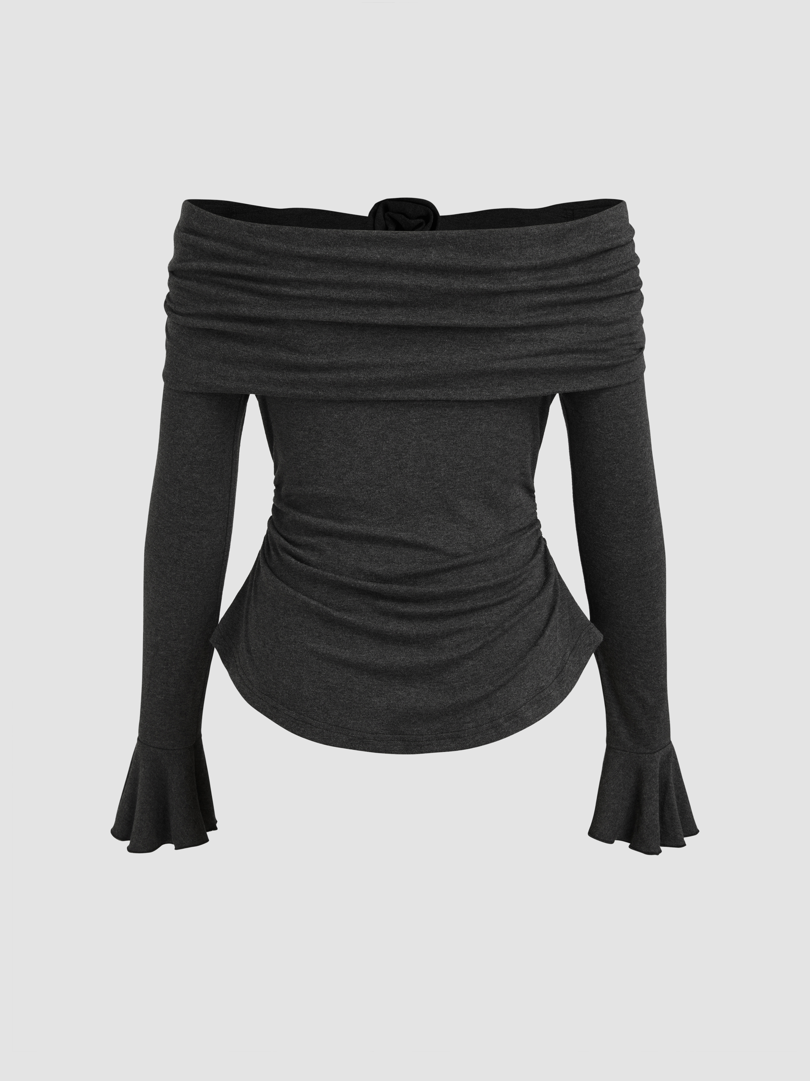 【Raucohouse】Daisy off-shoulder ribbed long sleeve HomeStretch™ Rib Off-Shoulder Longsleeve | Aritzia US