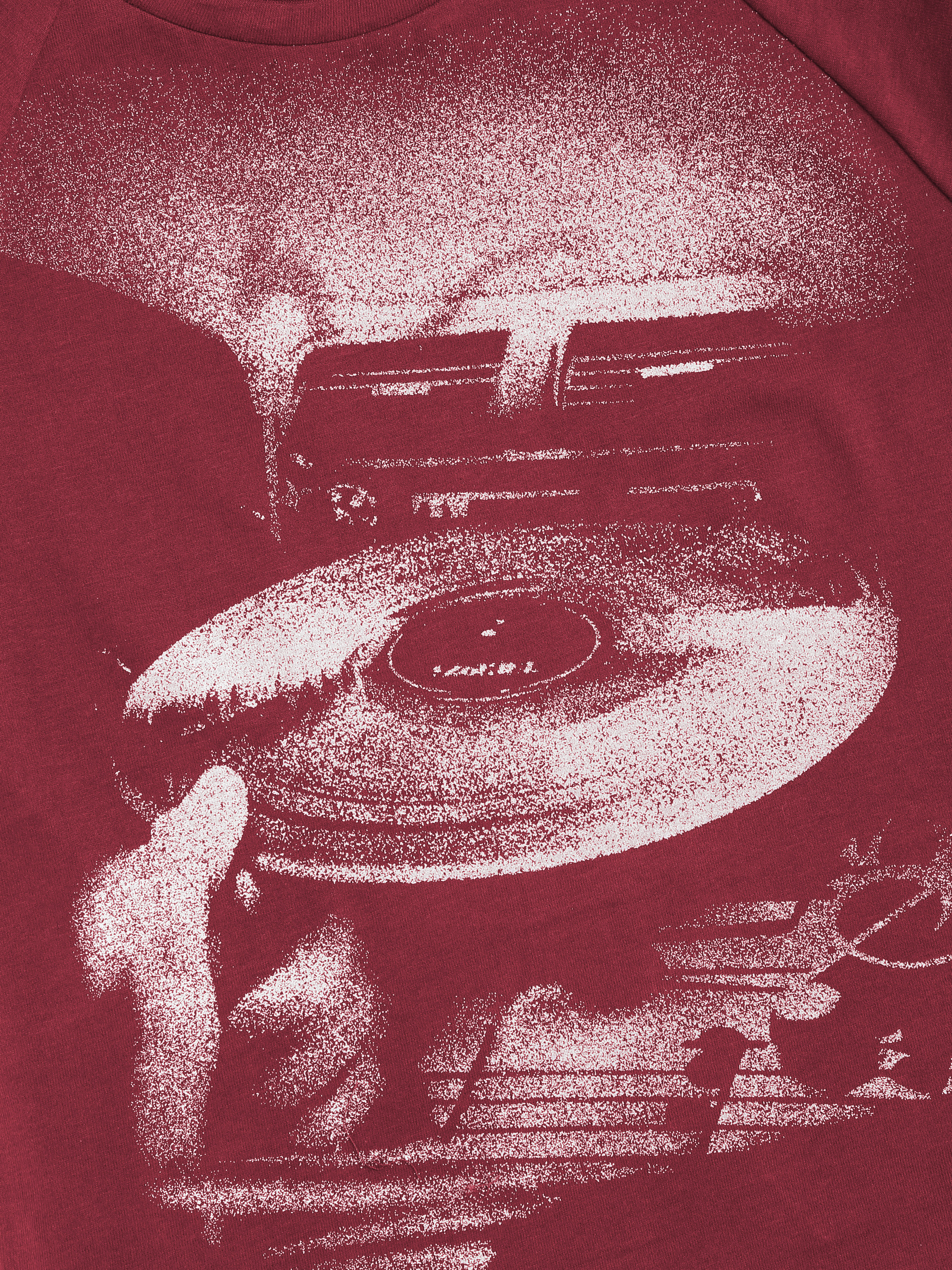 Jersey Round Neckline Graphic Short Sleeve Tee