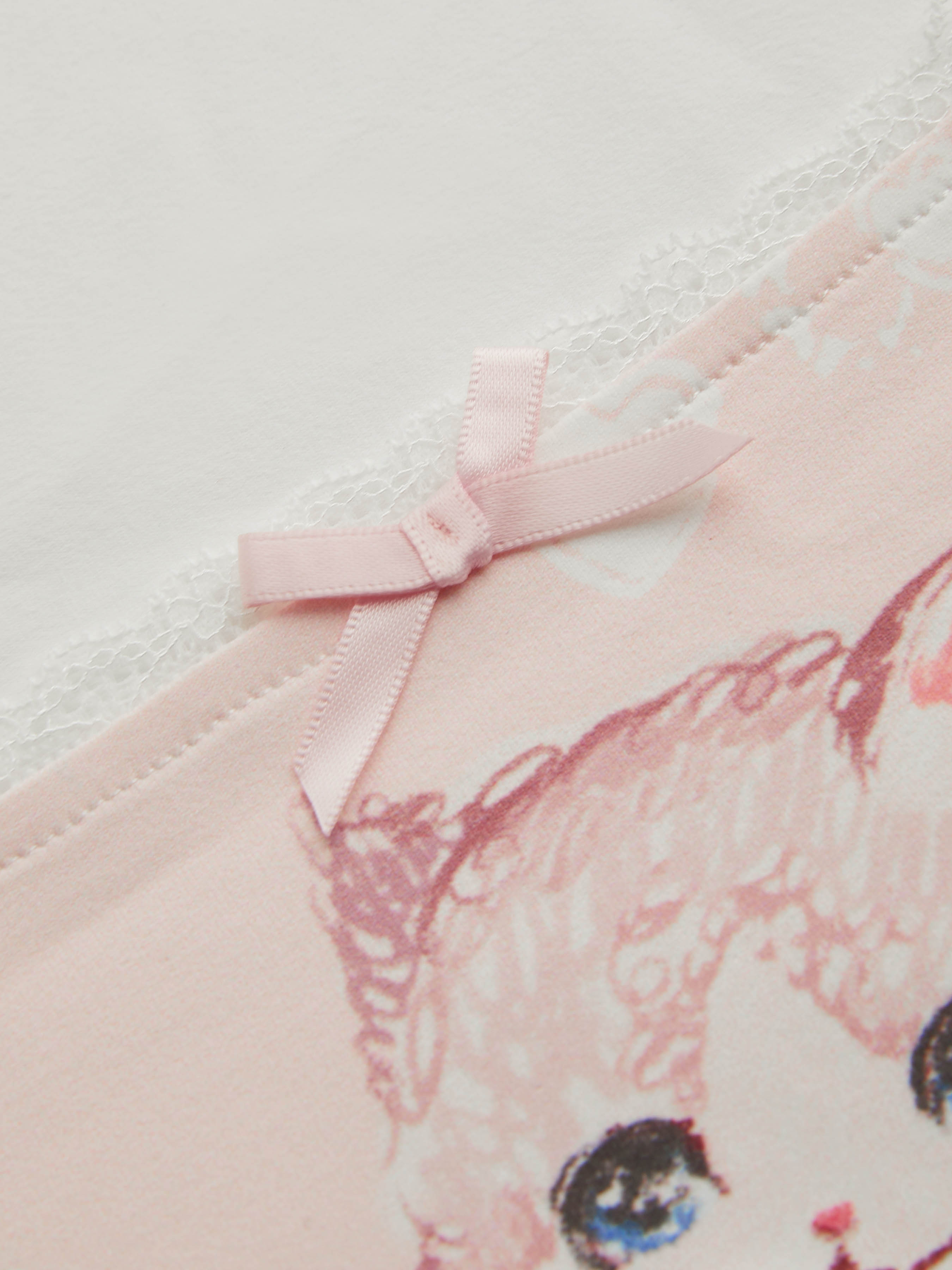 Graphic Tee Summer Tops Cute Tops Knit Fabric Lace Bowknot