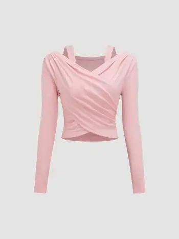 Strawberry Milk Knit Fabric Lace Woven Elastic Waist Knotted Lace Layered Mini Skirt For School Date