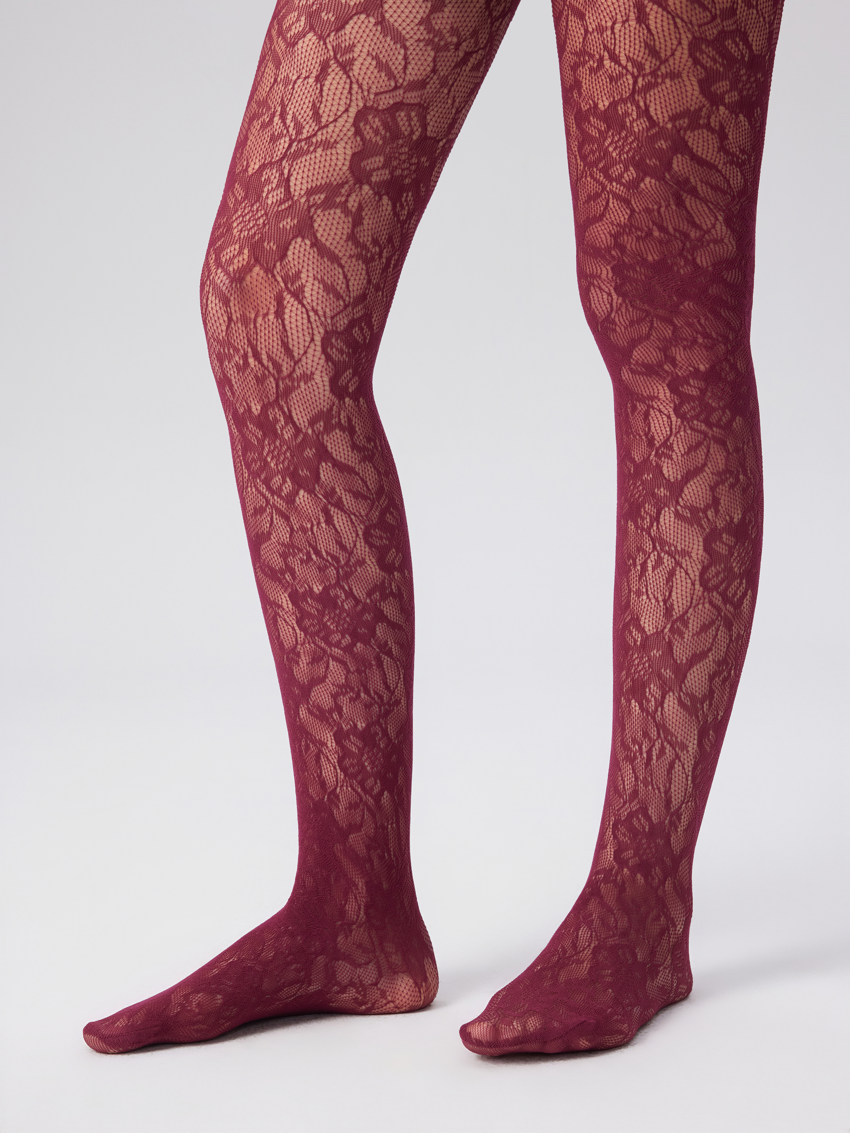 Floral Lace Tights