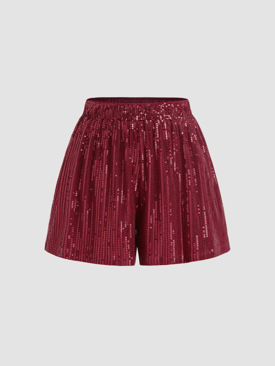 Sequin High Waist Shorts