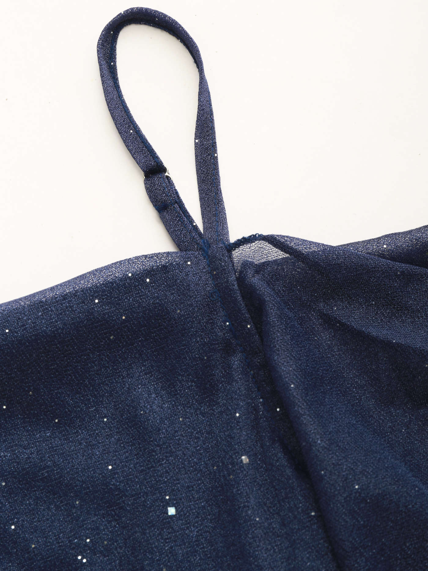 Sequin Ruched Mini Dress