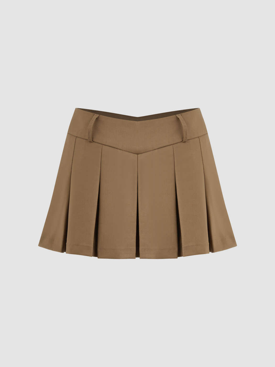 Festival Outfits Woven Low Rise Pleated Mini Skirt For School