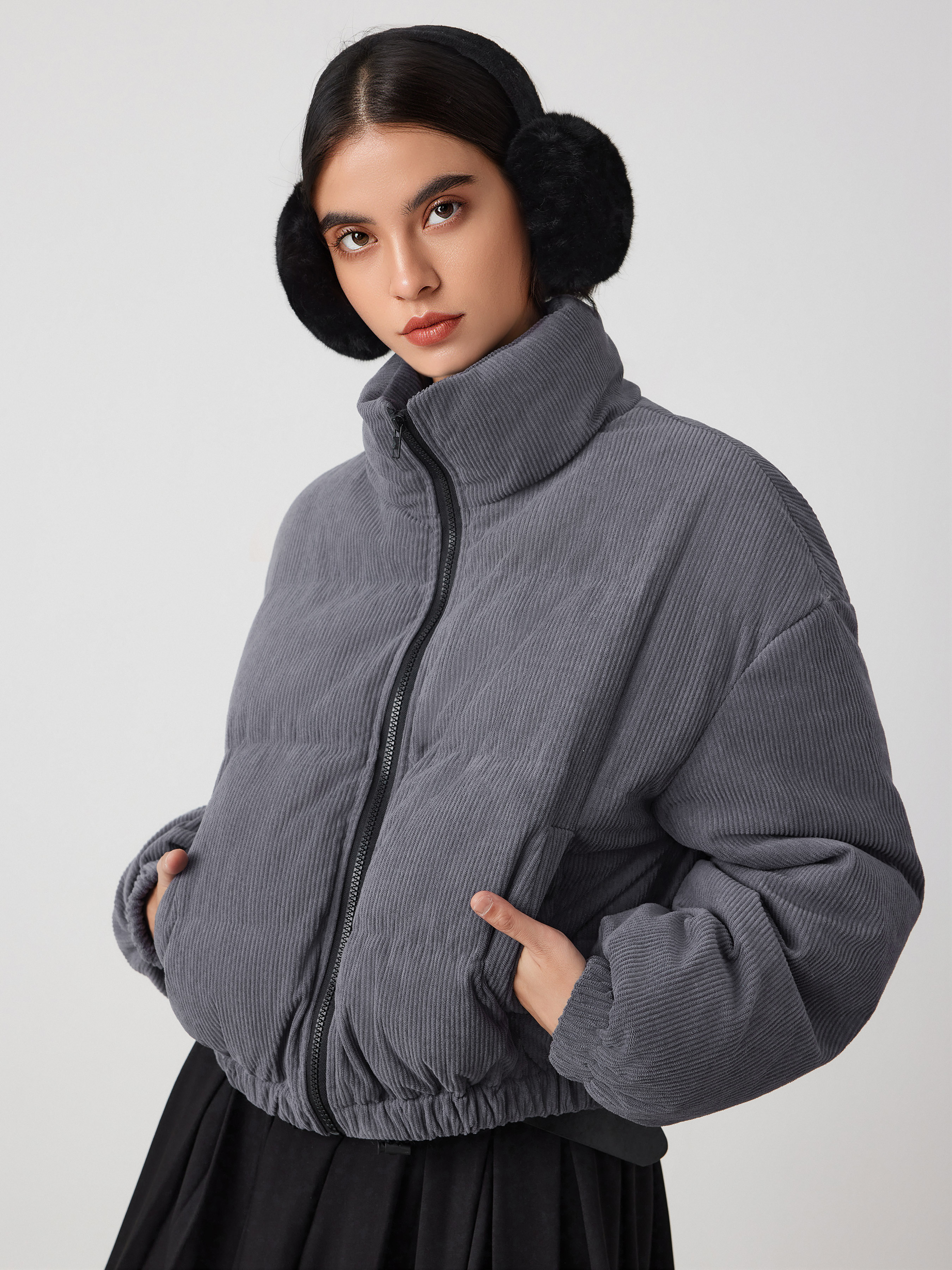 PUFFY【MD2枚セット】 Amazon.com: Sugar & Jade Girls' Teen Zip Front Hoodied