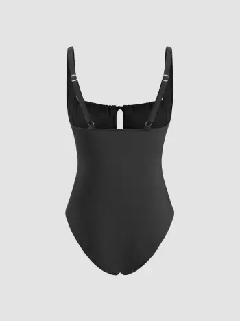 Costume da bagno intero con taglio annodato