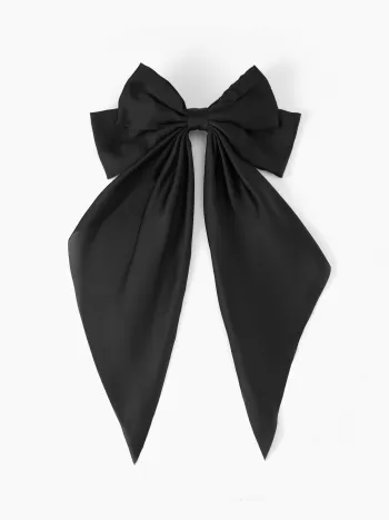 Solid Bowknot Hair Clip