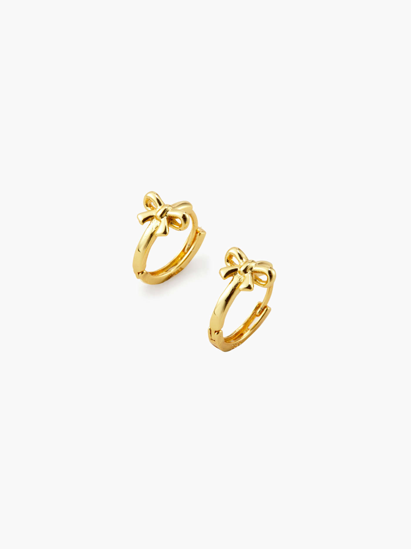 Bowknot Decor Hoop Earrings