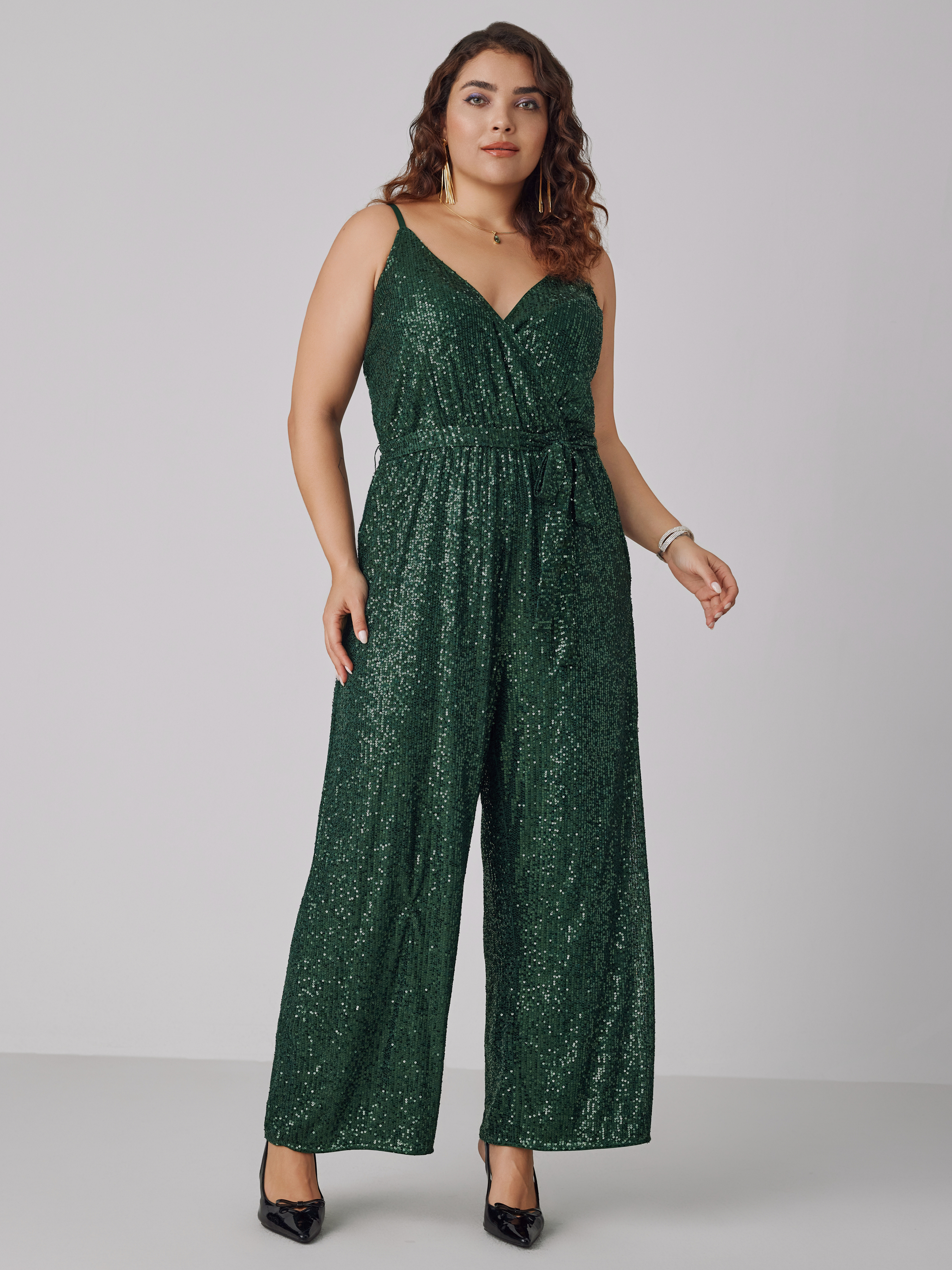 オールインワン・サロペット Sequinned Wide-Leg Jumpsuit 1703156321000-6CMWd3.jpg