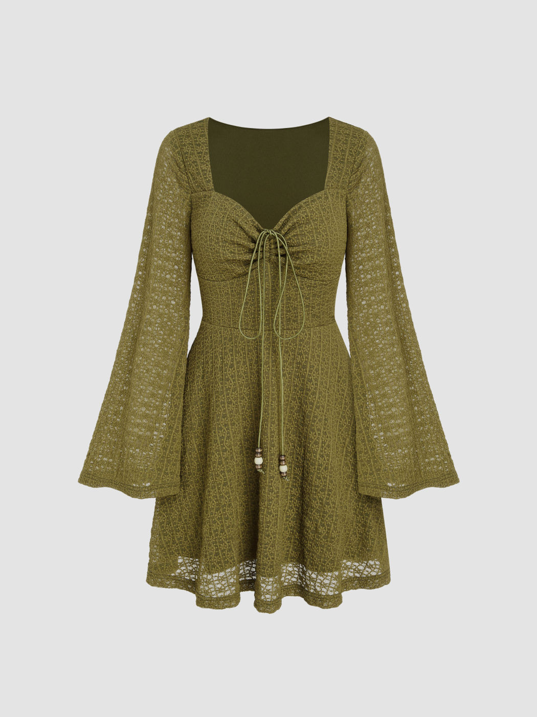 Spitzen-Sweetheart-Minikleid