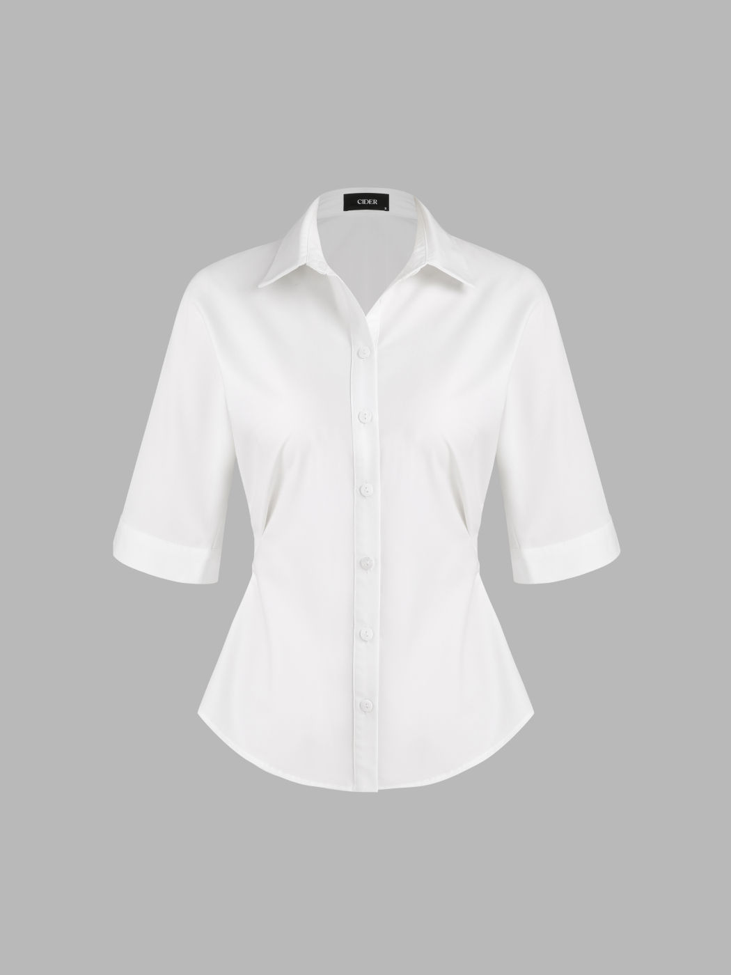 Collar Button Short Sleeve Shirt