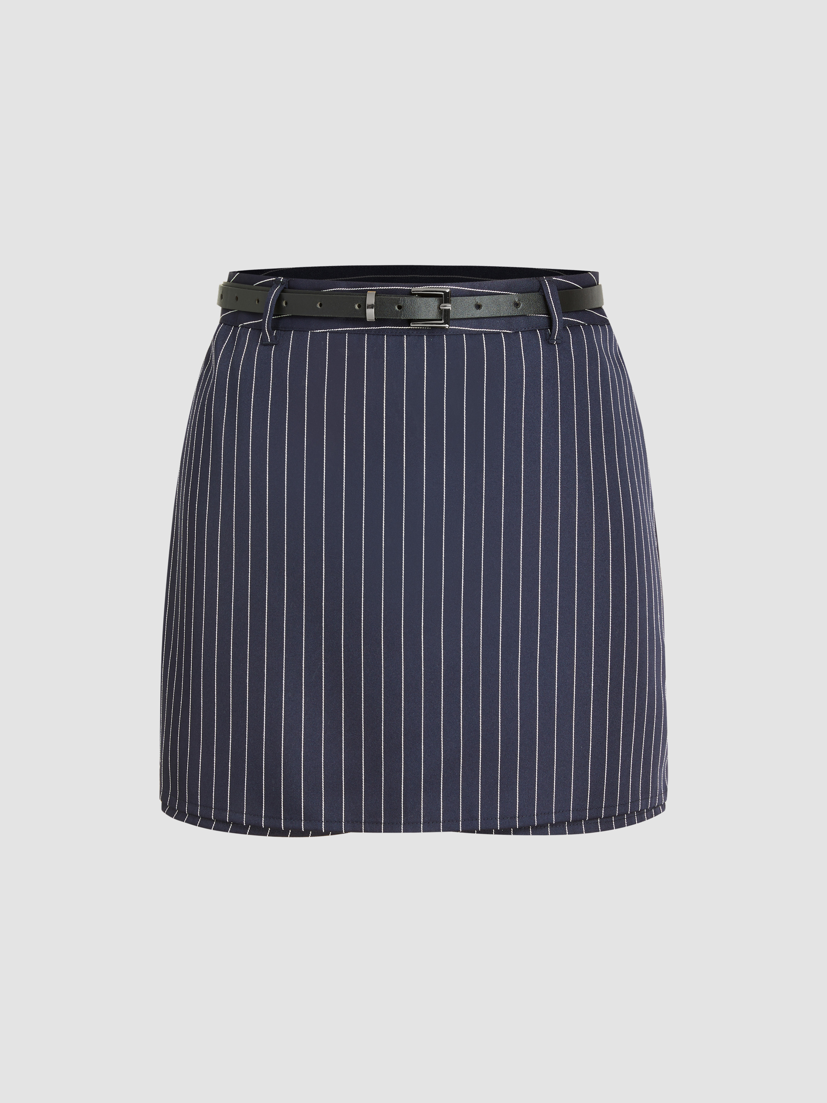 【新品未使用】STRIPE SHIRT DETAIL MINI SKIRT 51TvVC7epaL.jpg