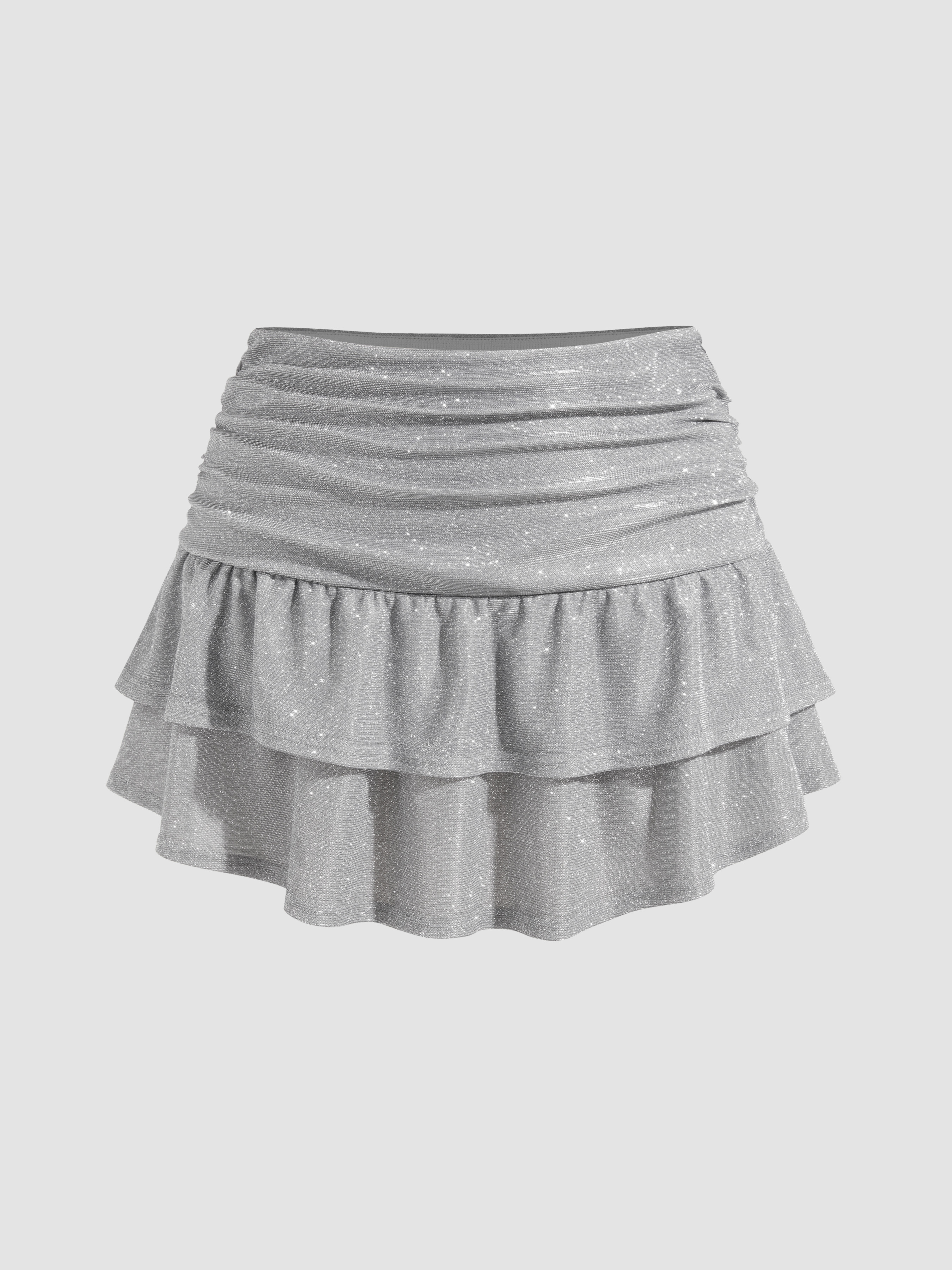 ミストレアス　Hem Race Mini Skirt 【Dark gray】 ミストレアスHem Race Mini Skirt 【Dark gray】