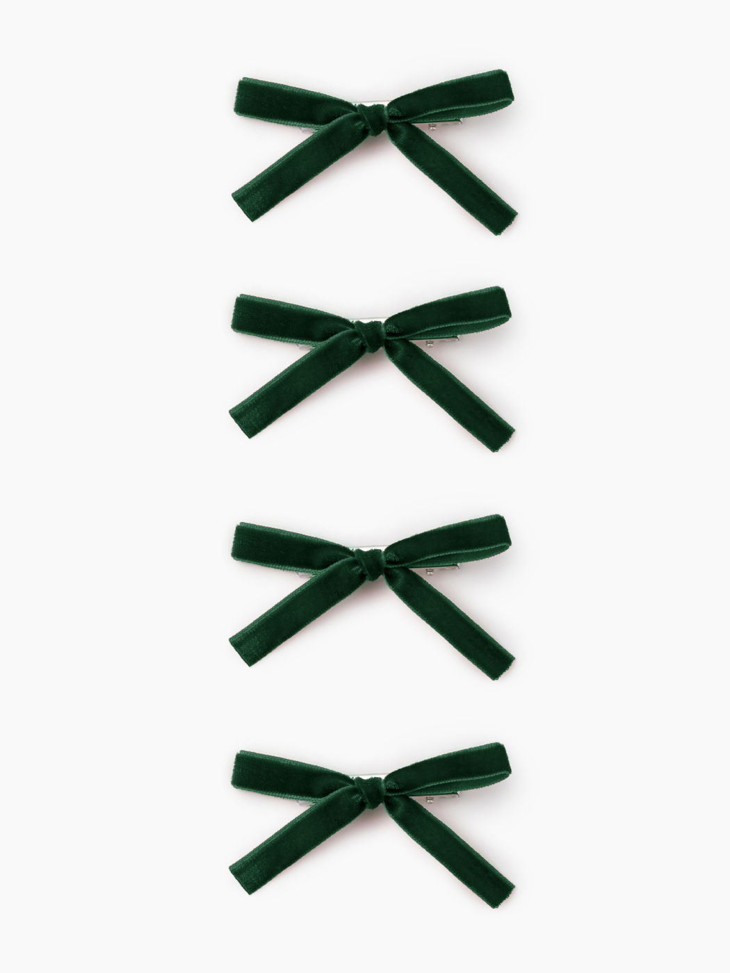 4pcs Bowknot Decor Hair Clips