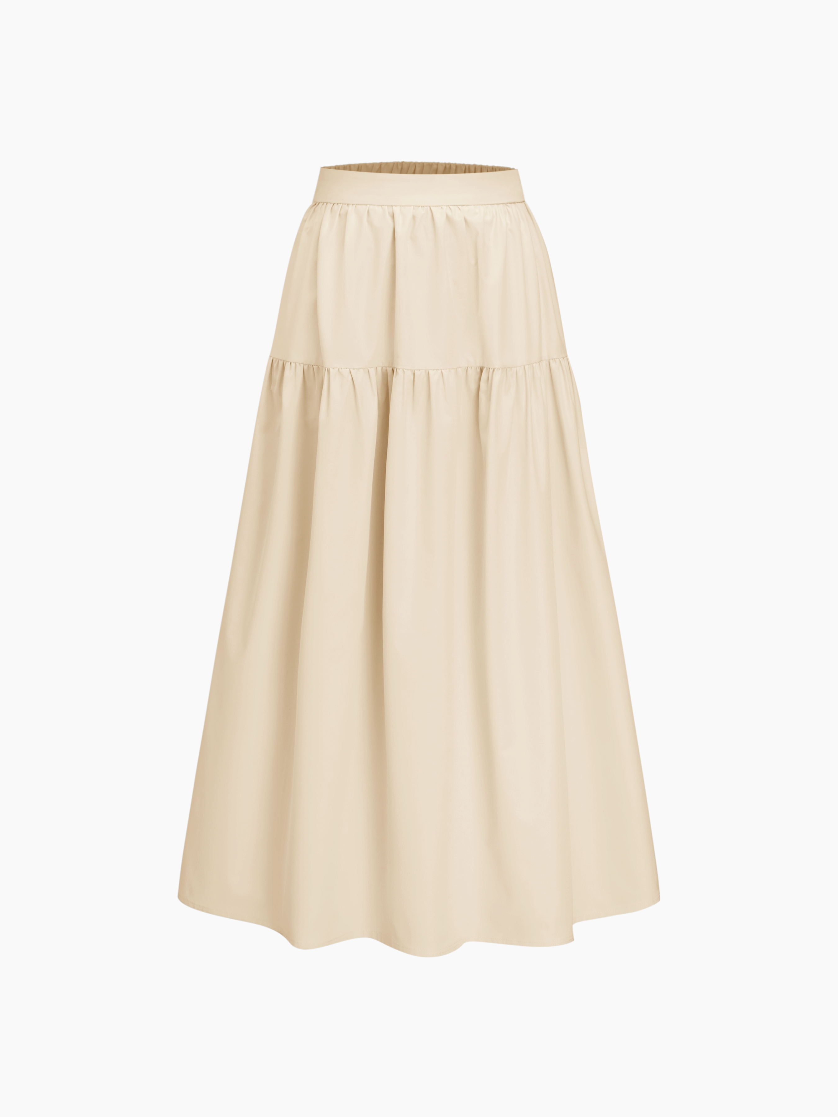 Stradivarius mesh midi skirt in print