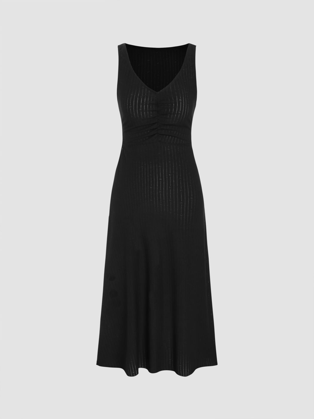  Solids Gerafftes Cover-Up Kleid