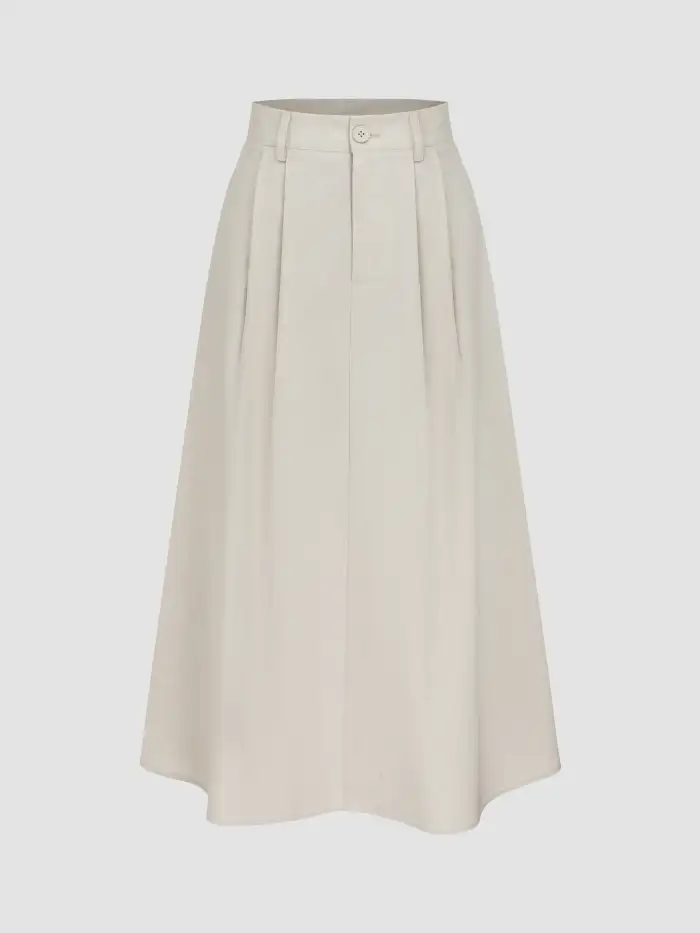 White Maxi Skirts, Christmas Dress, Women's High Waist Mid-Length White  A-Line Skirt Mesh Skirt Holiday Outfit 
