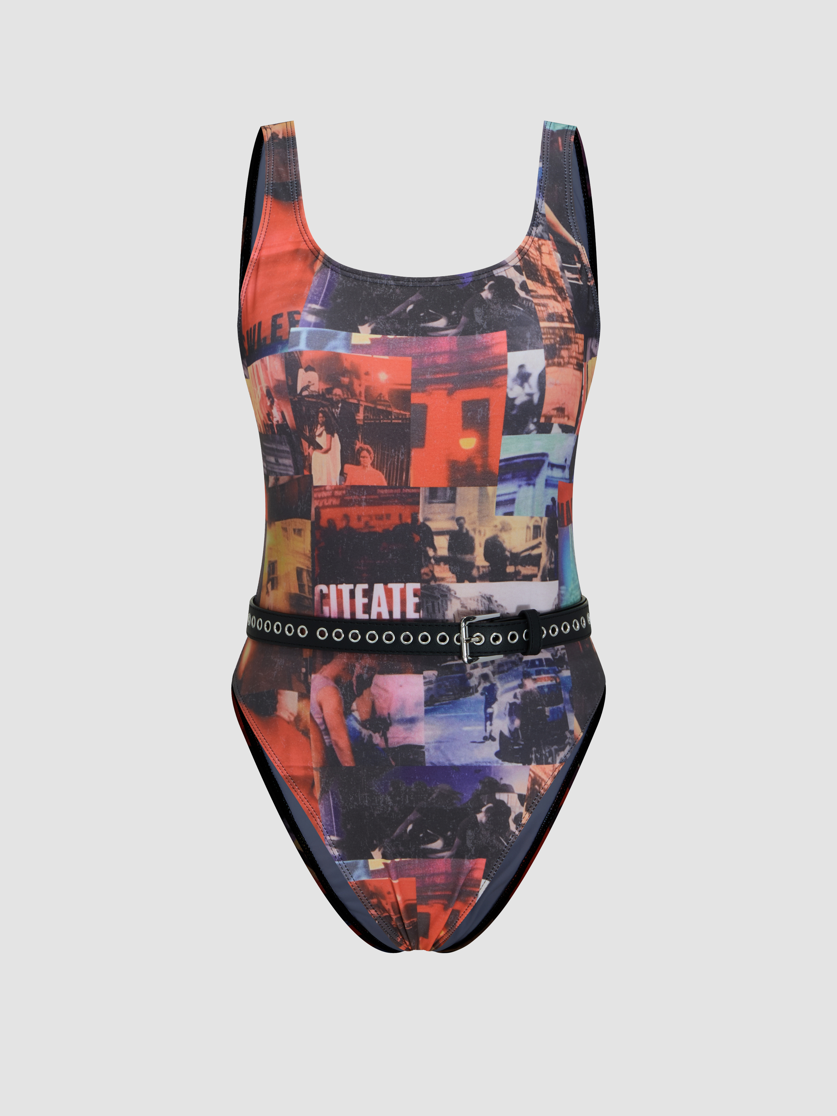 Trajes de festival Control de barriga Jersey Traje de Baño de Una