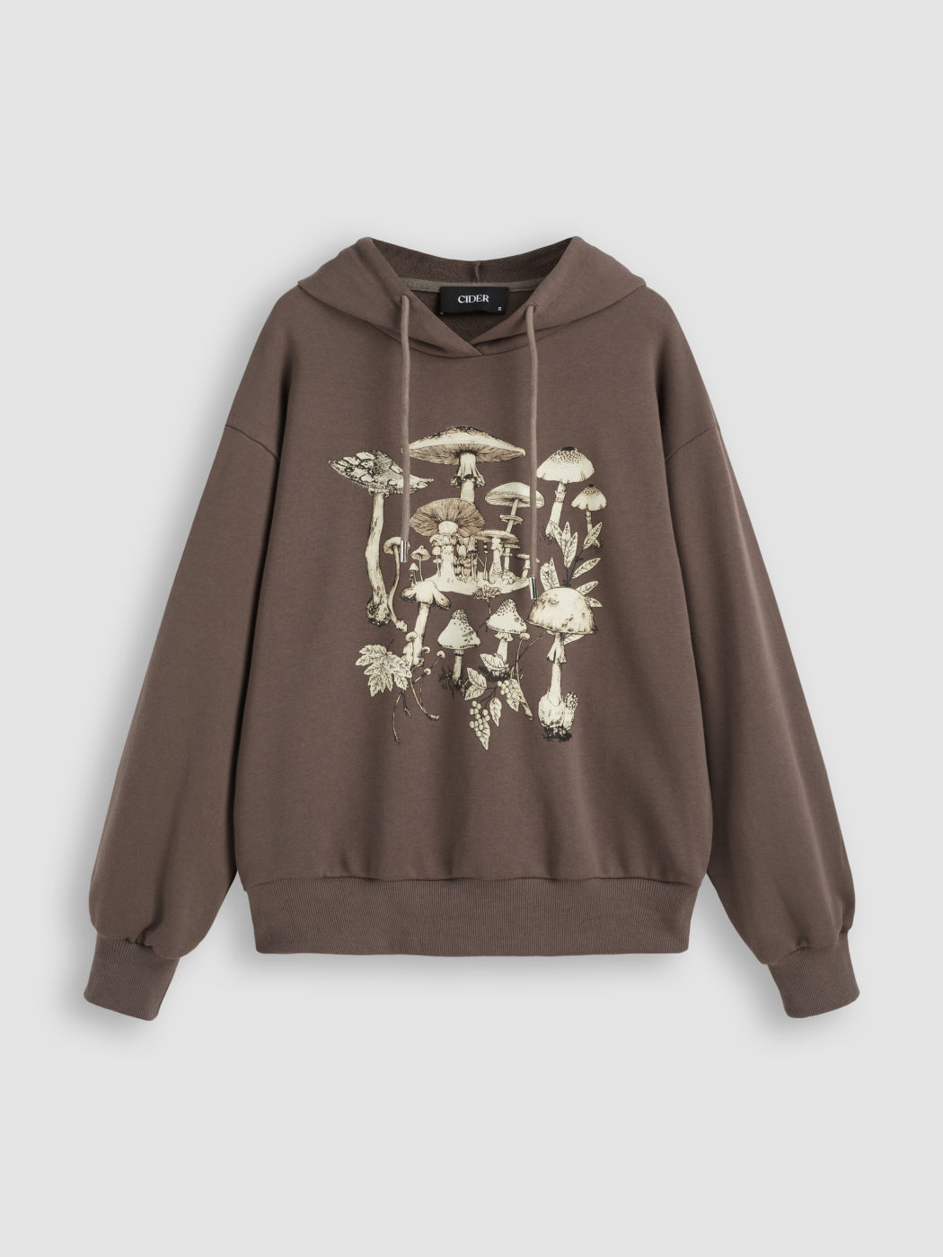 Terry Mushroom Graphic Hoodie
