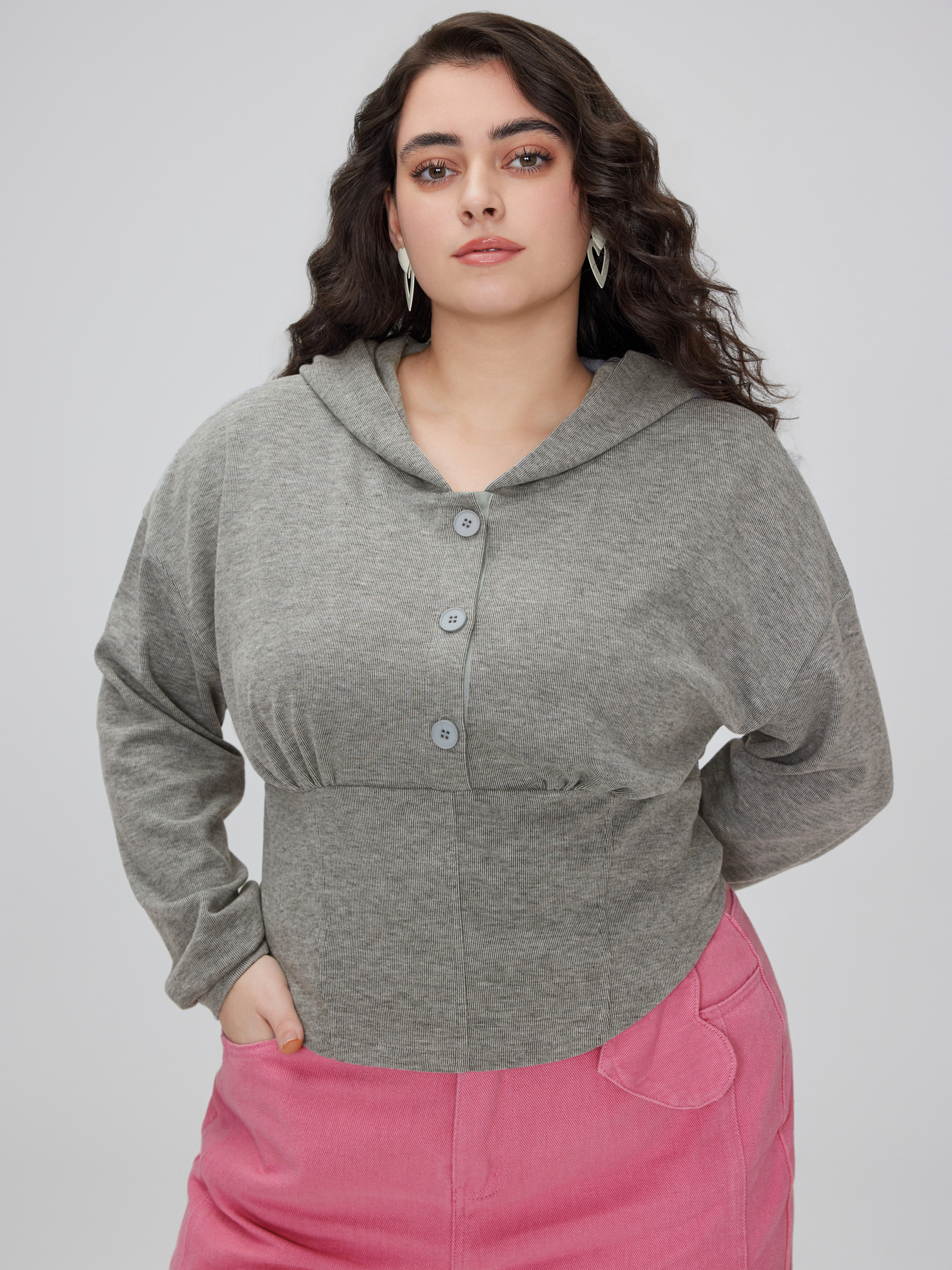 Plus size 2025 corset hoodie