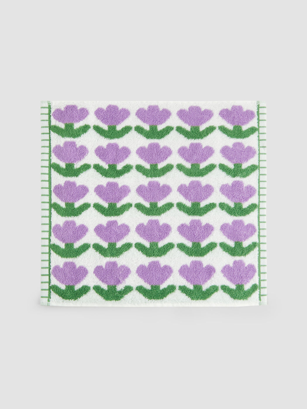 2pcs Printed Floral Pattern Towels