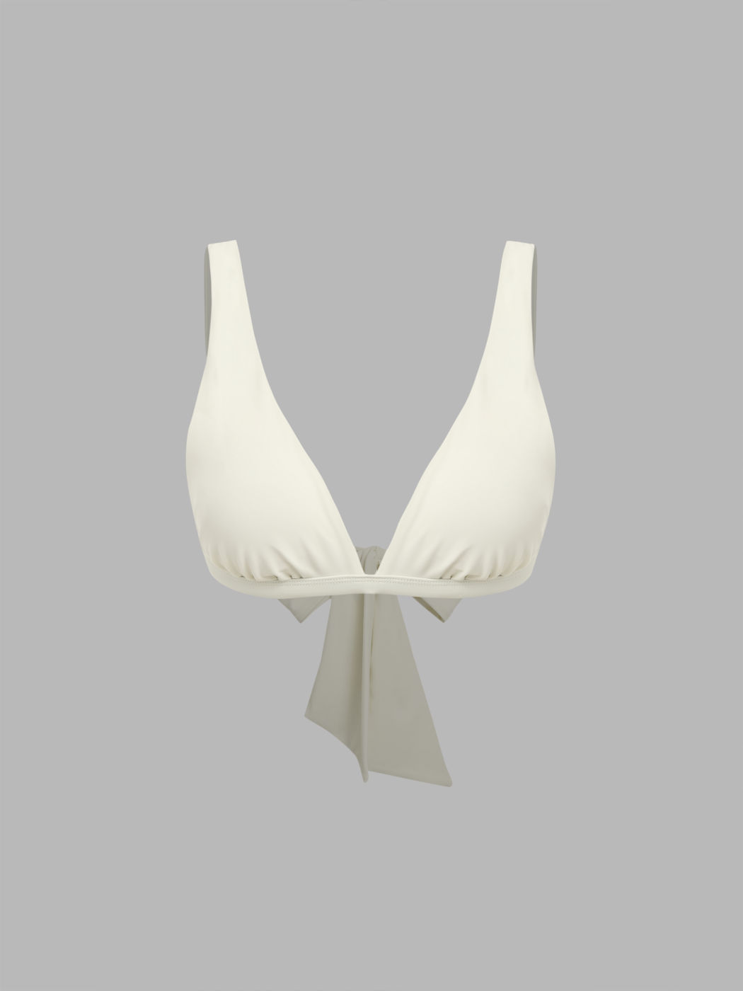 Solid Tie Back Bikini Top