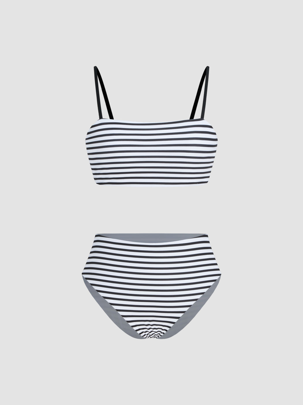 Striped Bikini Swimsuit