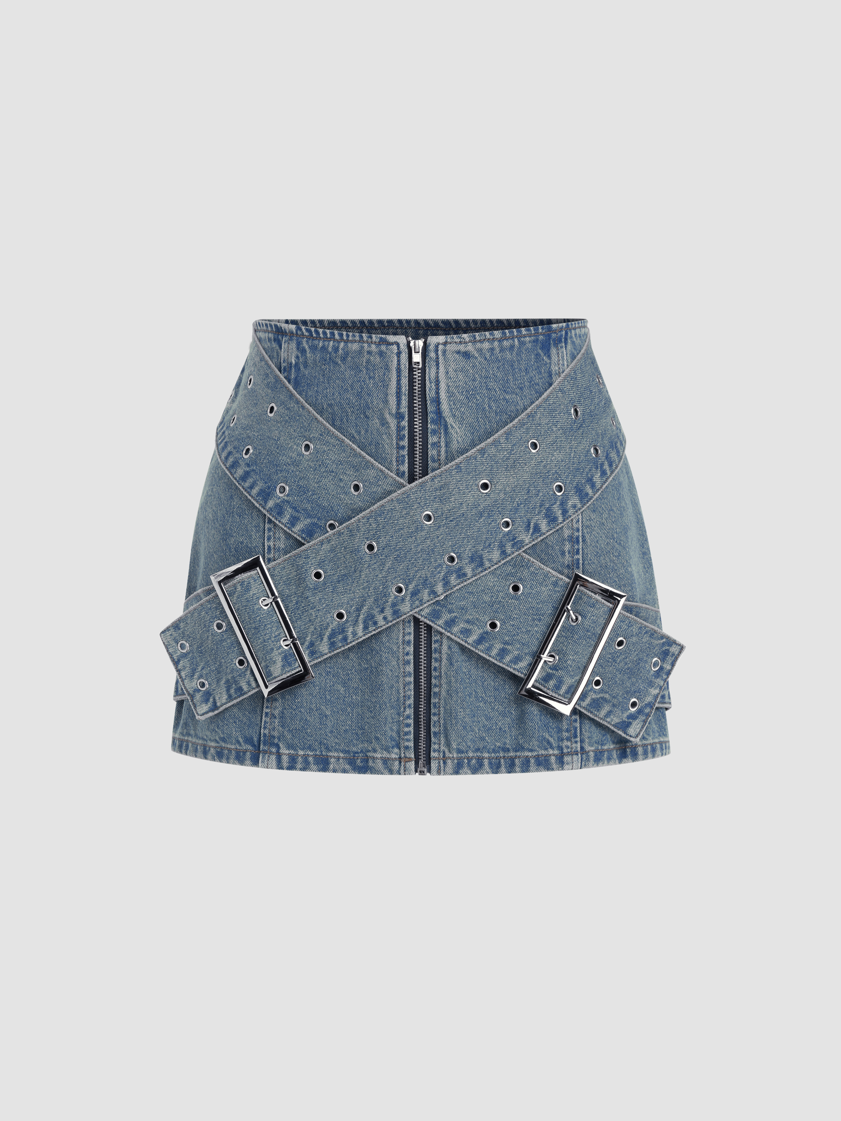 Denim Skirts Festival Outfits Denim Denim Low Rise Criss