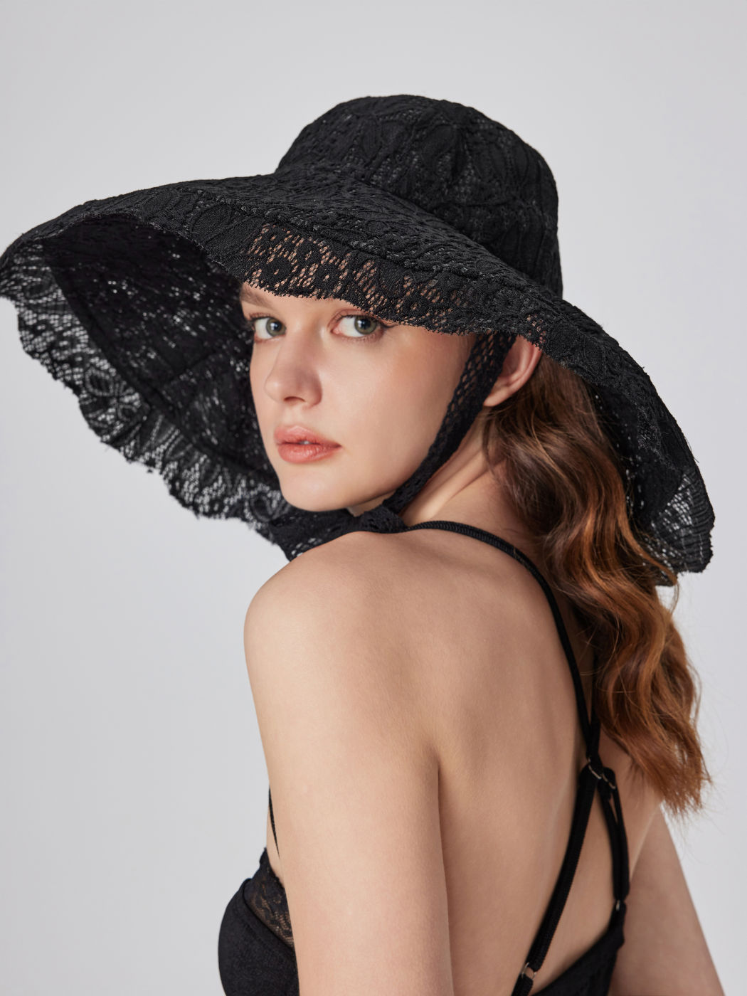 Lace Straw Hat