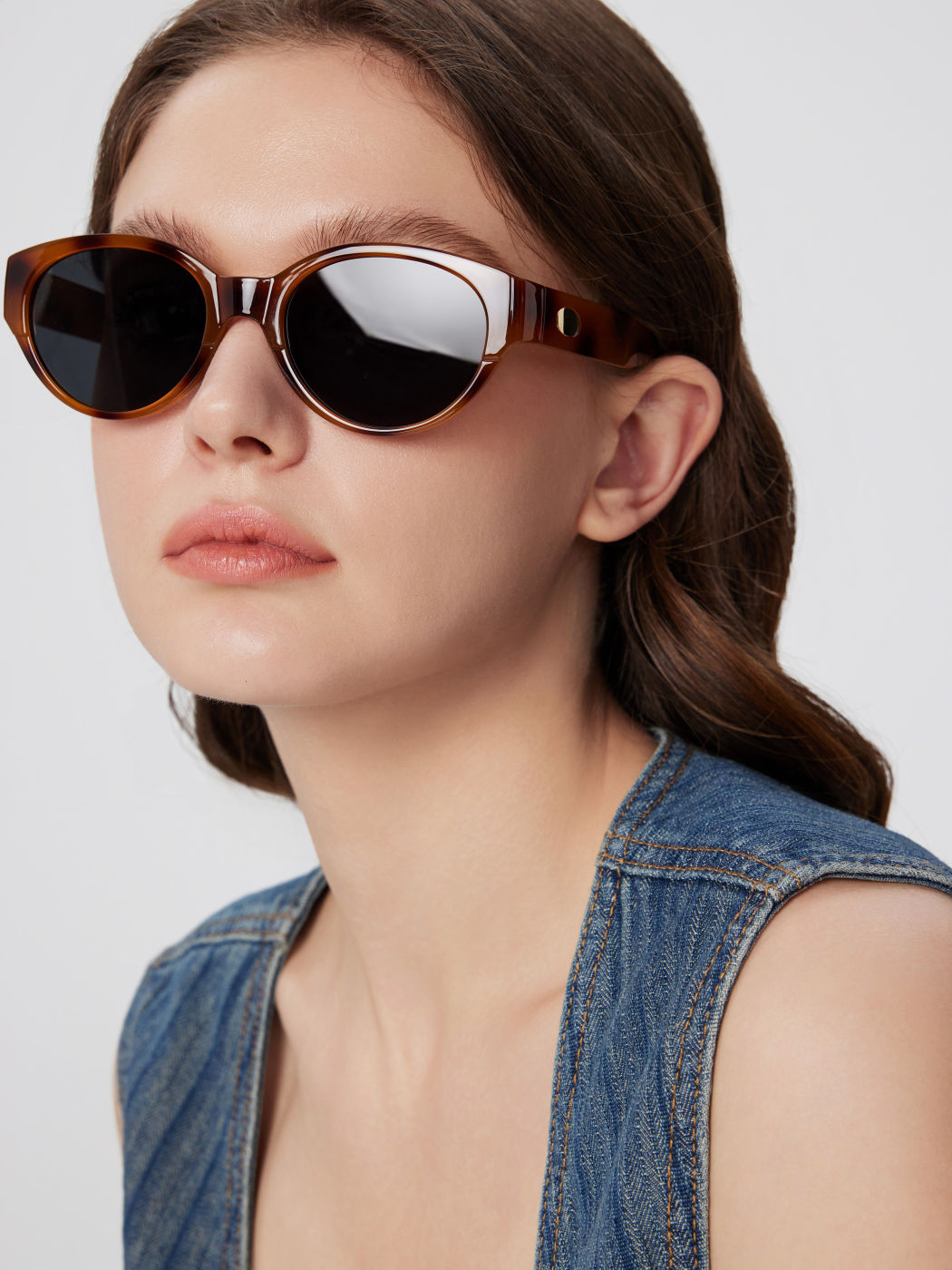 Oval Frame Fashion Glasses