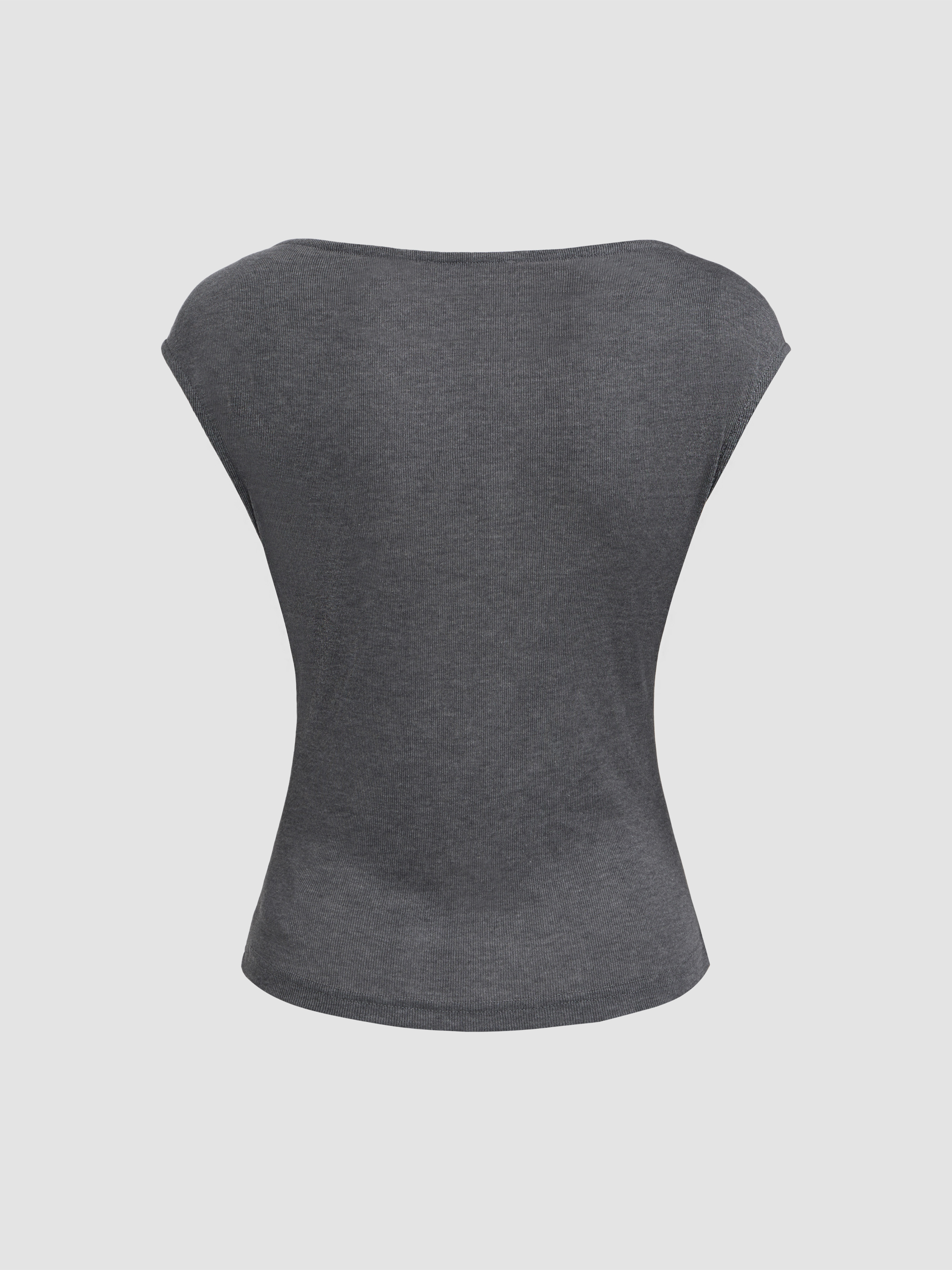 ★MUCENT★ Slope string detail crop boat neck short sleeve t MUSINSA | MUCENT Slope string detail crop boat neck short