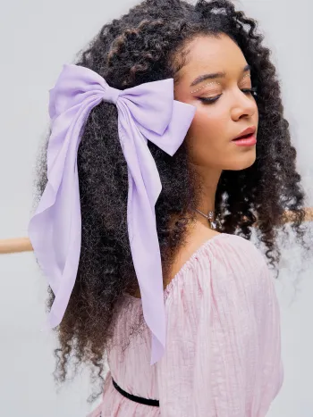 Solid Bowknot Hair Clip