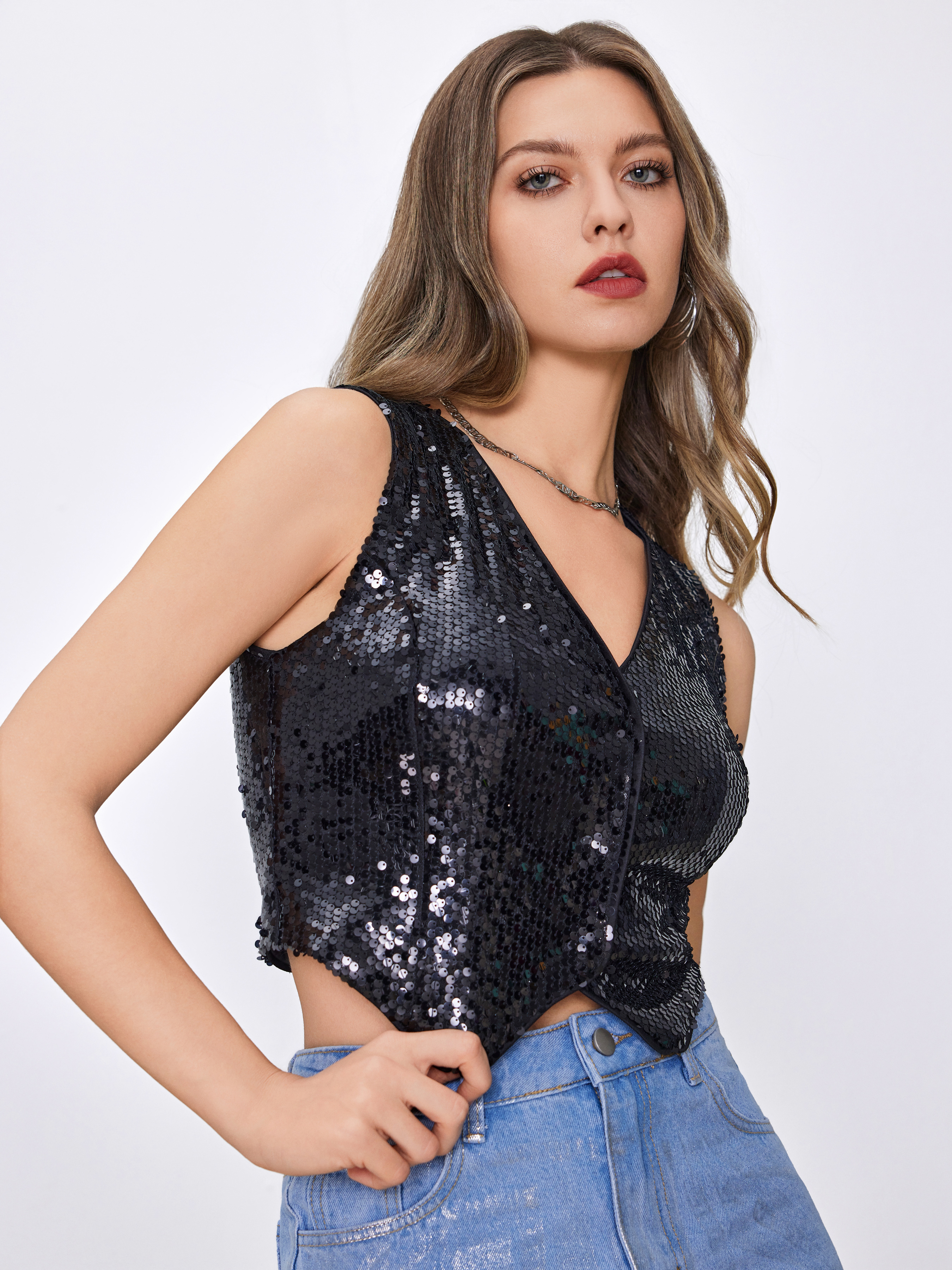 ジプソフィア Sprinkle Vest ブラック ジプソフィアGypsohila