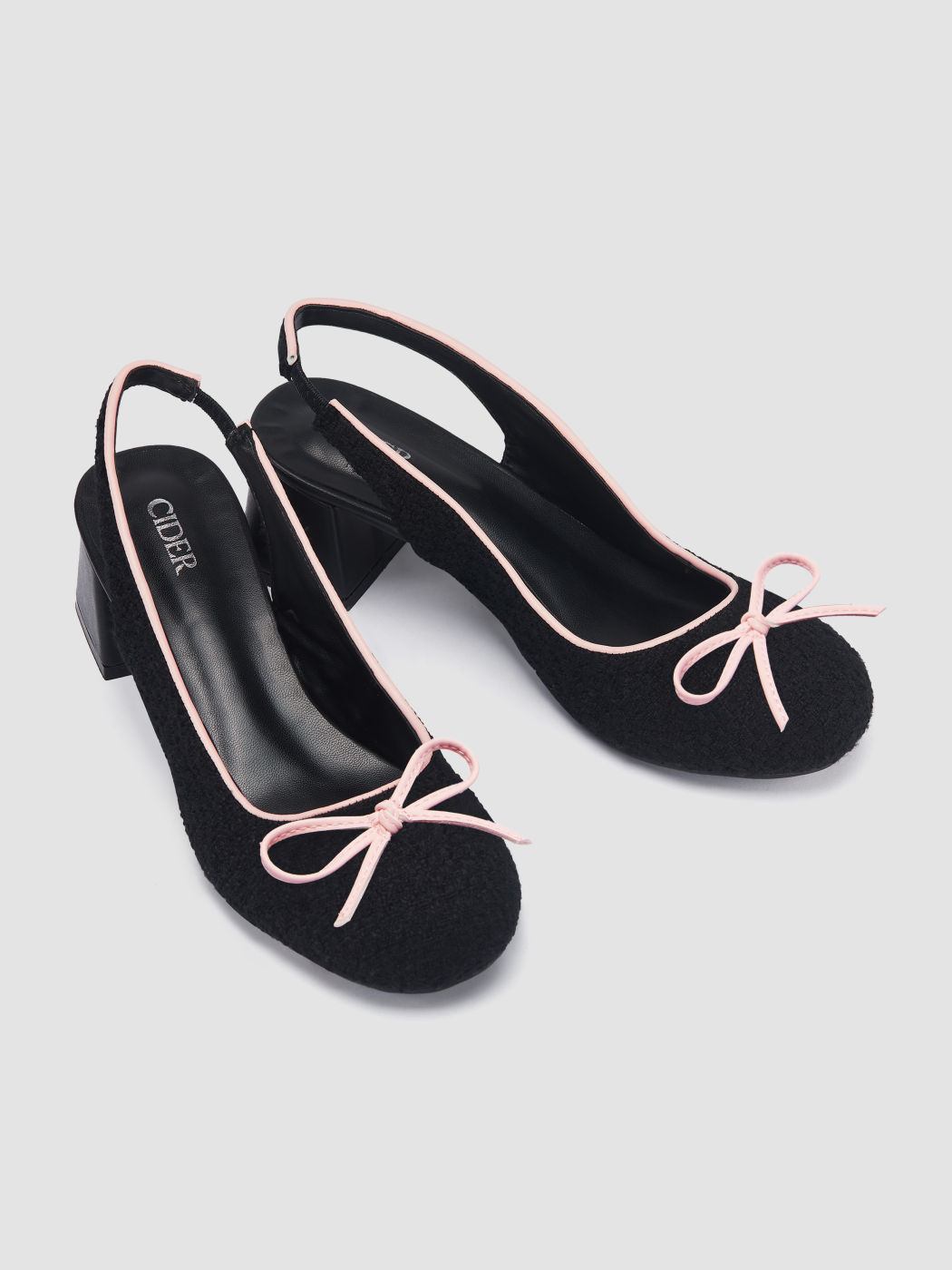  Sling Back Schleifendekor Mary Jane Schuhe