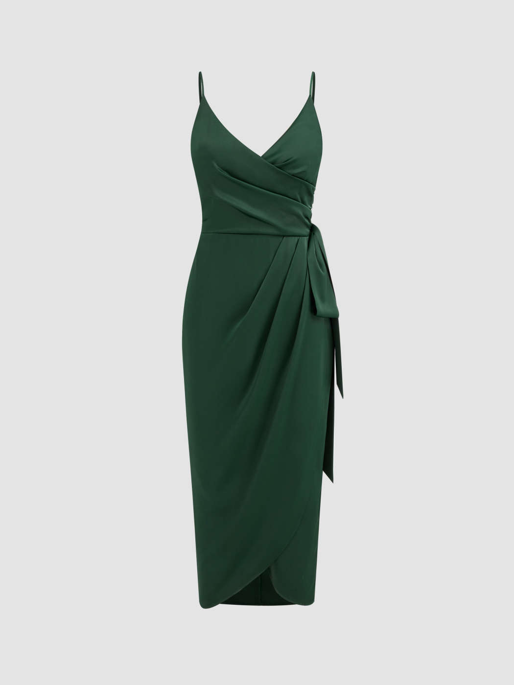 Maxi Vestido Vestido Cruzado Forever 21 Satén Vestido Maxi