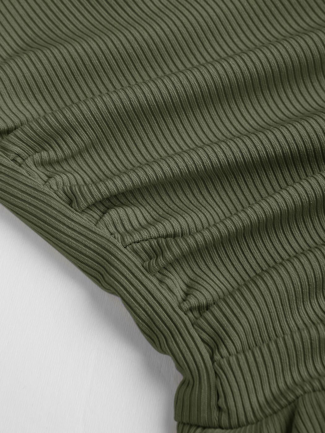 Jersey Square Neck Ruched Pocket Jumpsuit