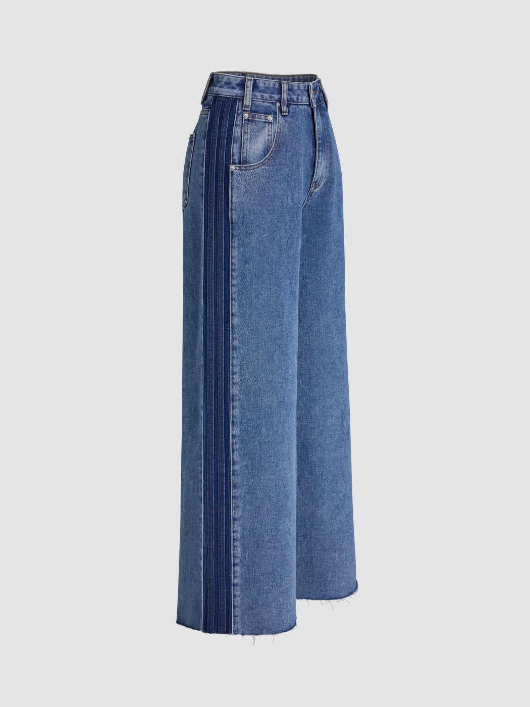 Vaqueros Anchos Vaqueros Zara Enrollados Pantalon Baggy Pantalones
