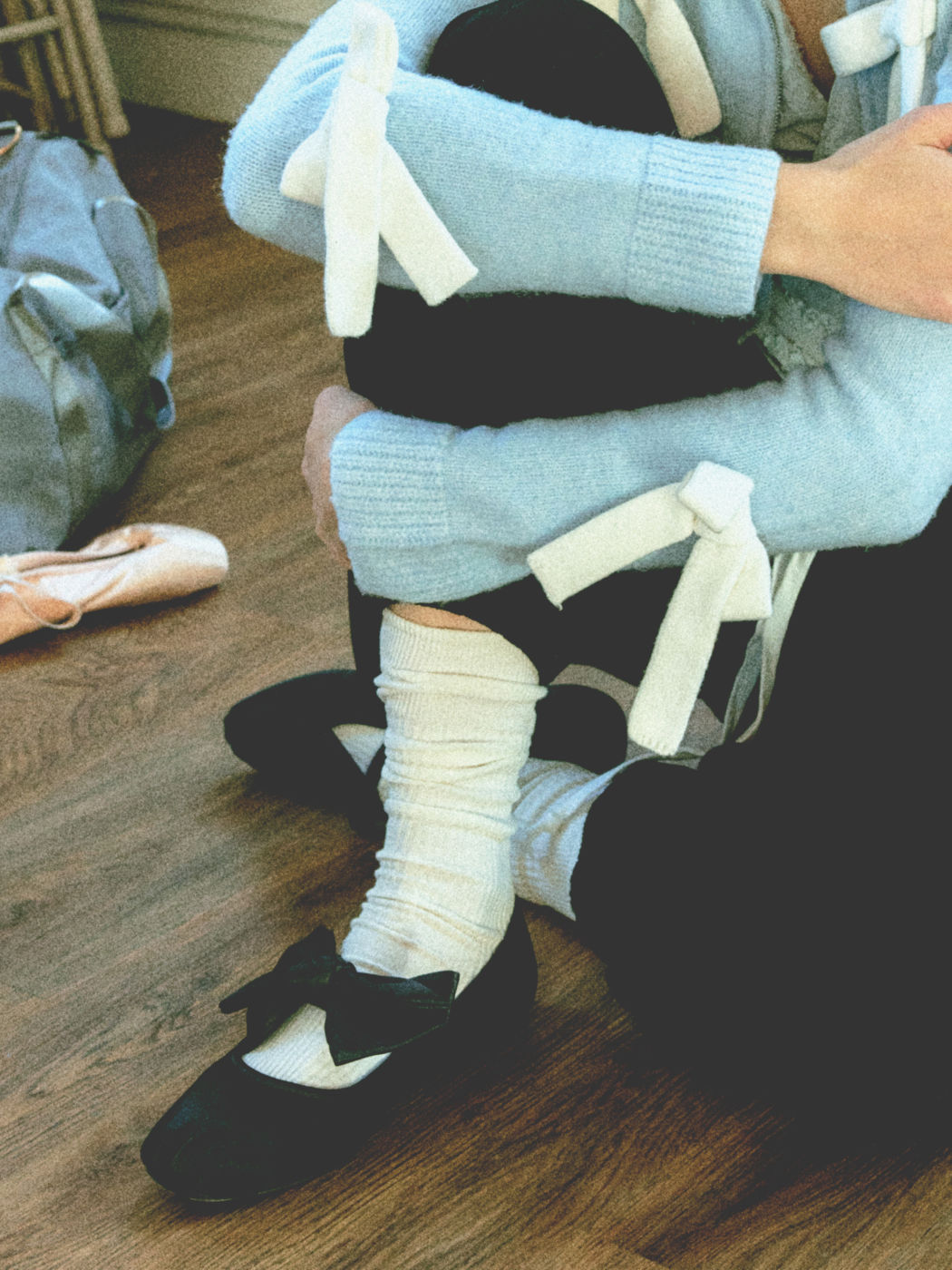 Bowknot Decor Satin Mary Jane Shoes