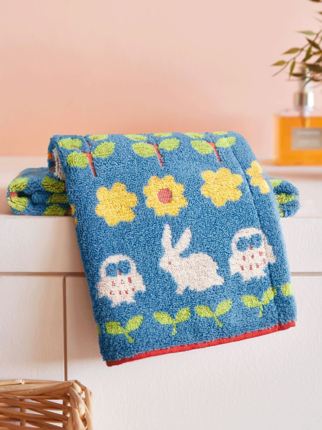 FOREST PATTERN FACE TOWEL AND HAND TOWEL