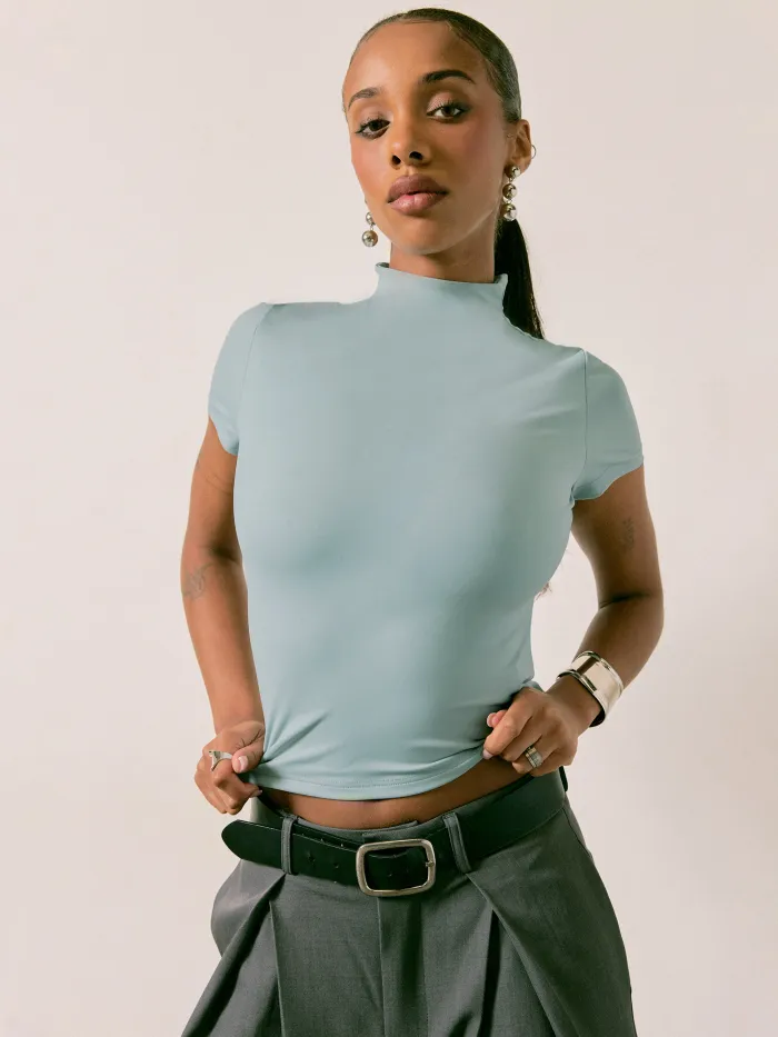 Solid Two Piece Knit Tank Top & V-Neck Collar Long Sleeve Top