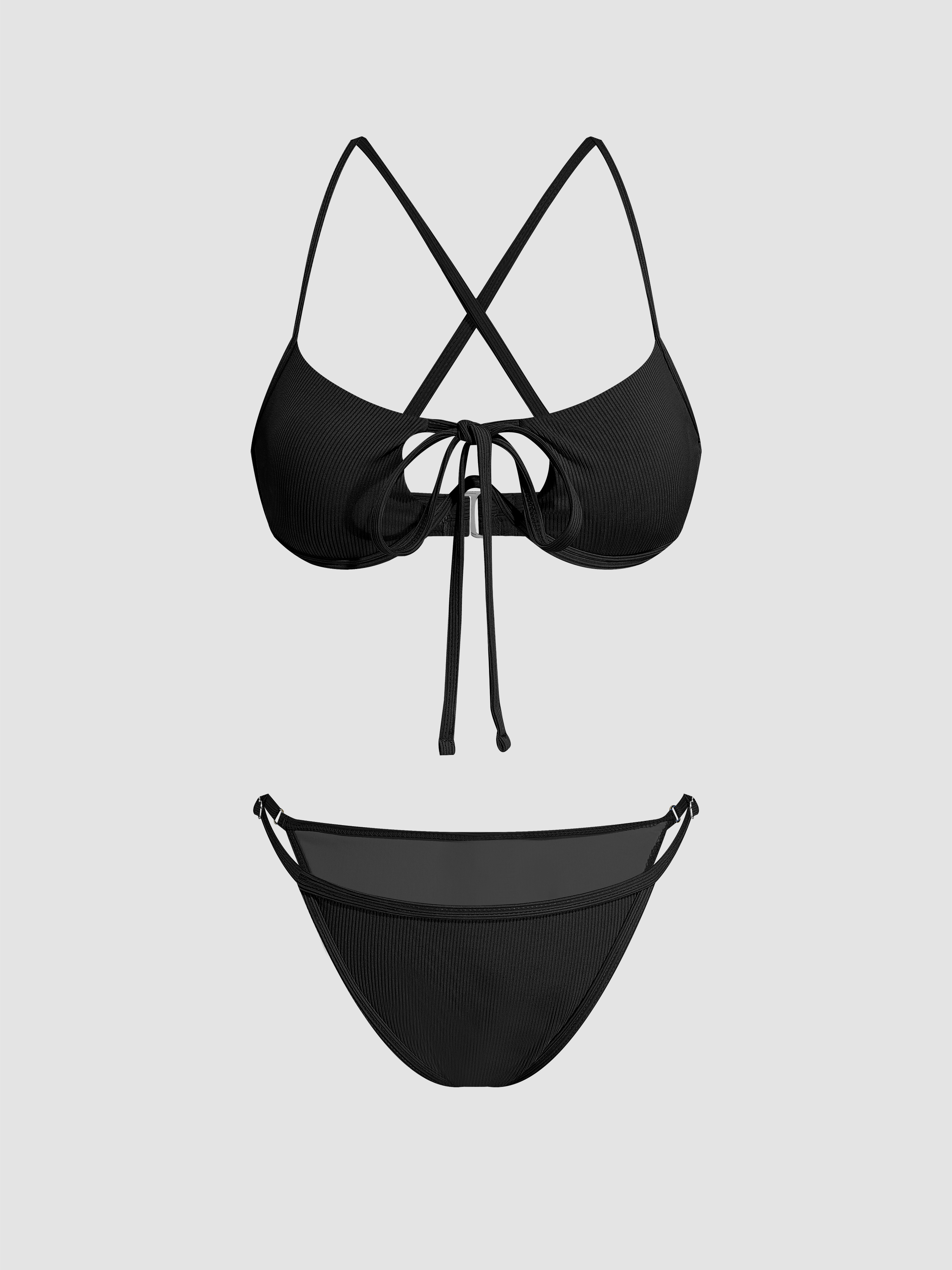 【関税送料込】CUPSHE Vネック クリスクロス 水着 CUPSHE Women's One Piece Swimsuit V Neck Shell Stitched