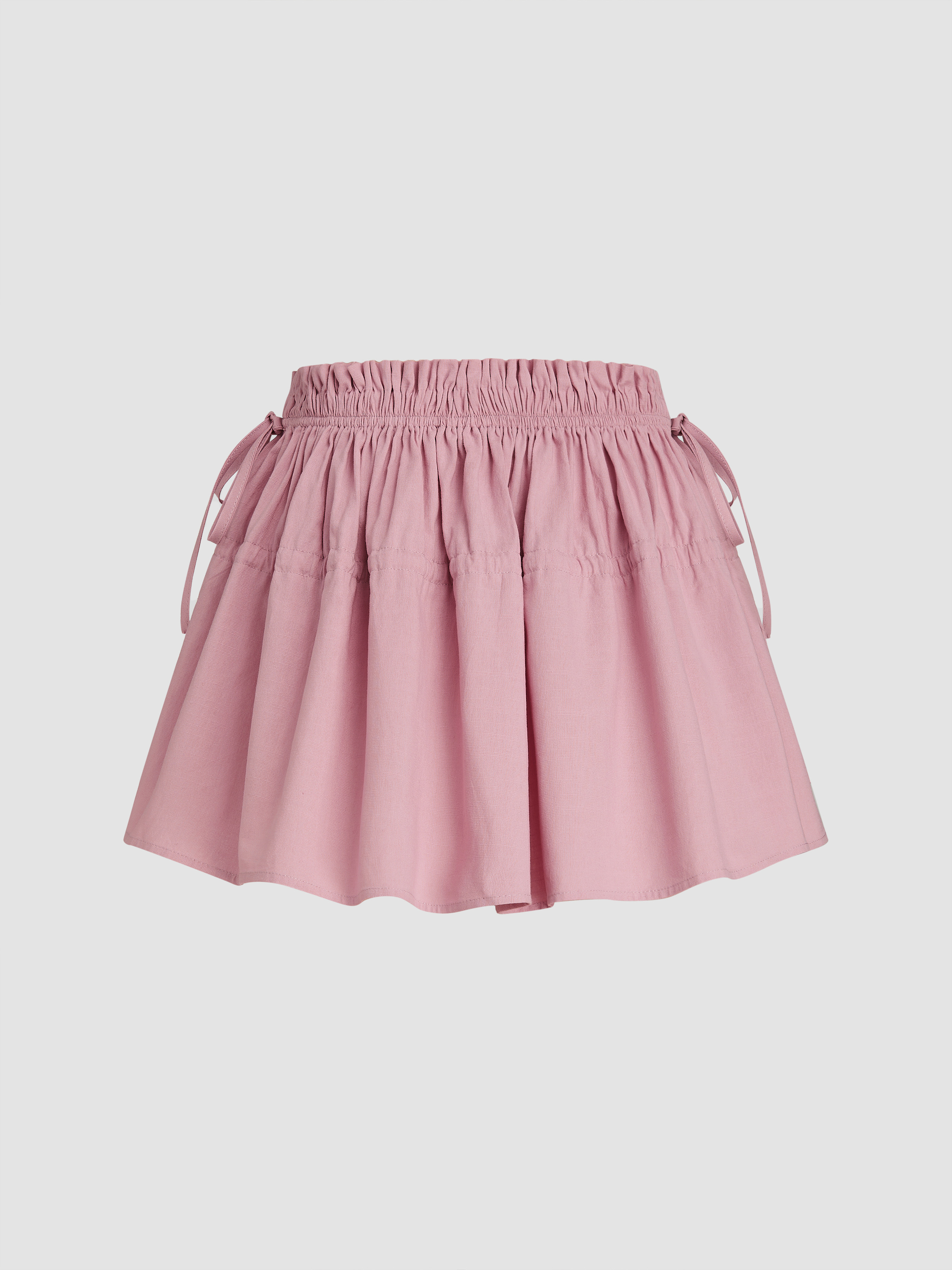 HYEON♡swan skirt / milk tea ♡ Milky-chan the Fawn Applique Skirt by Angelic Pretty