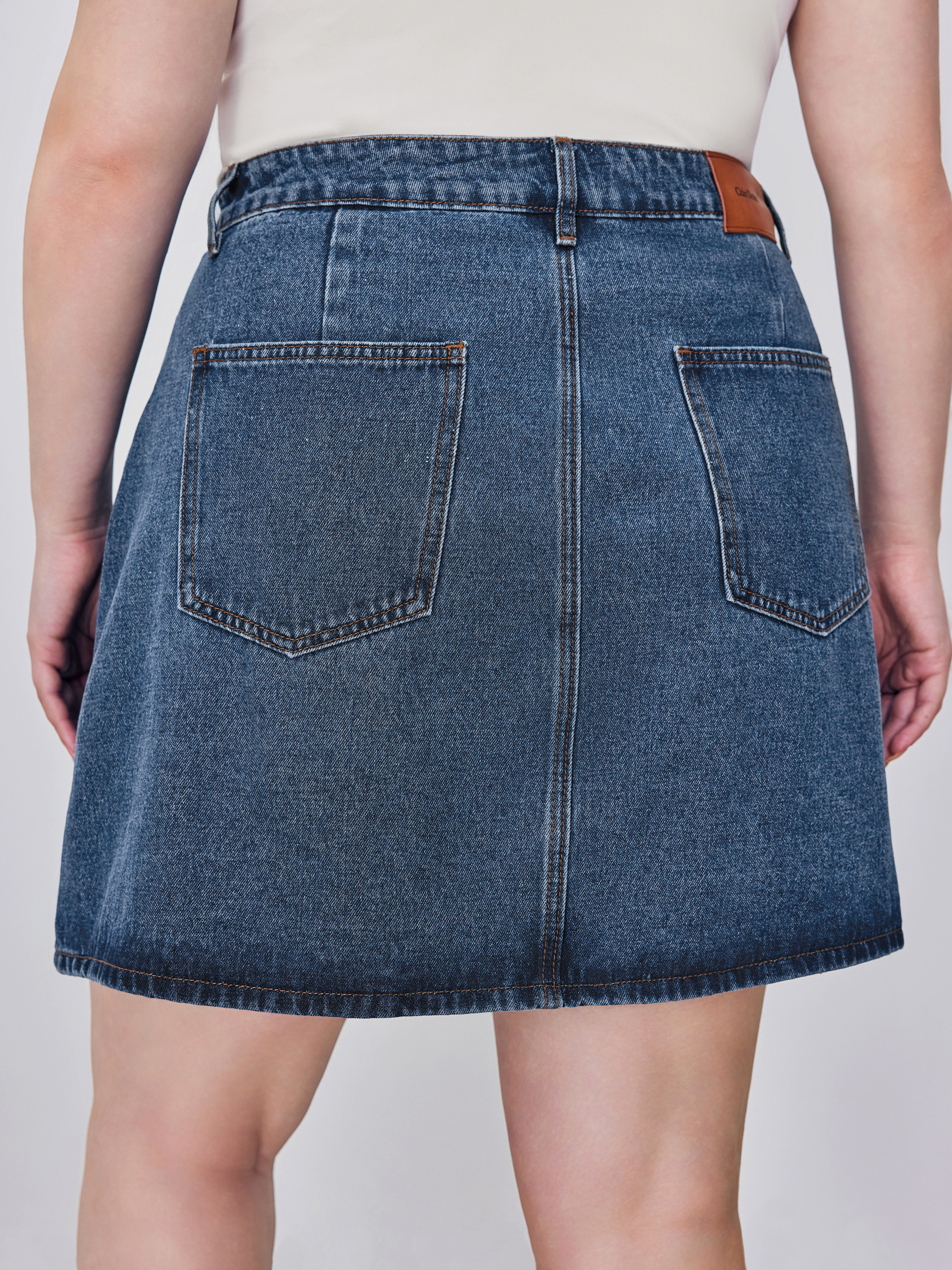 【 JEANS】mid rise mini denim skirt Women's Mid-Rise Denim Mini Skirt | Women's Clearance